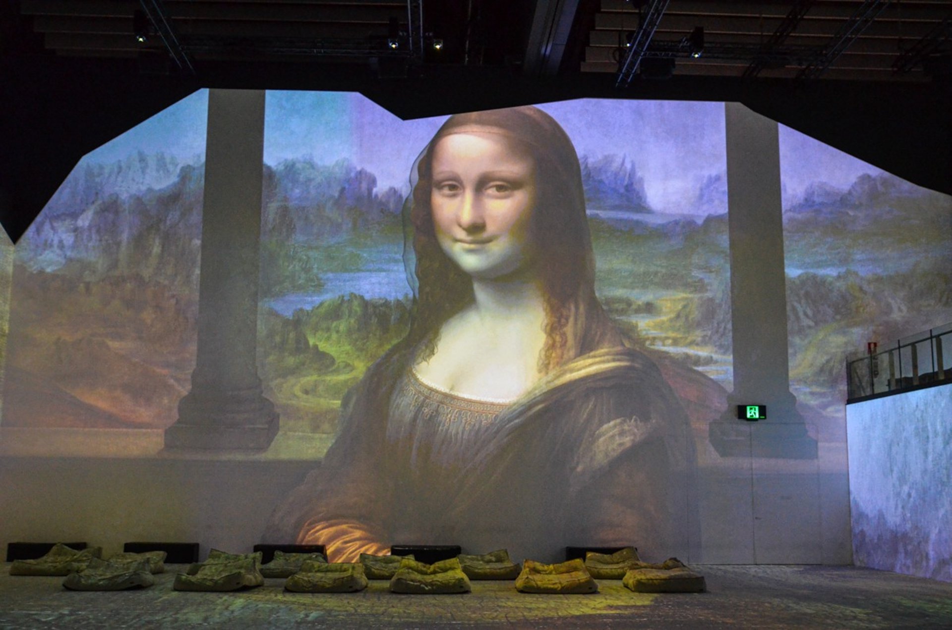 Mona Lisa - Leonardo da Vinci at The Lume Melbourne
