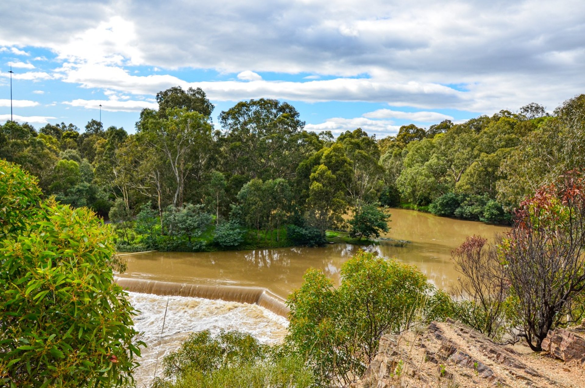 Dight Falls in the Yarra Bend Park in Melbourne