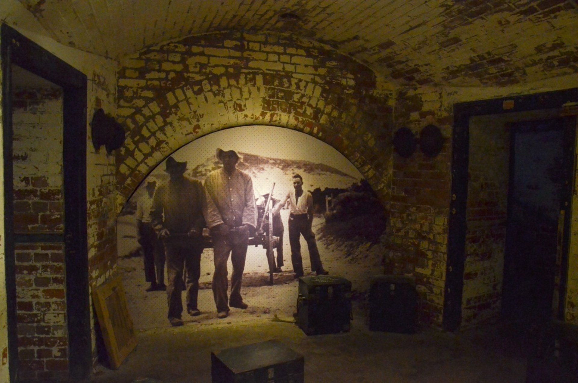 Inside the tunnels of Fort Nepean, Point Nepean National Park