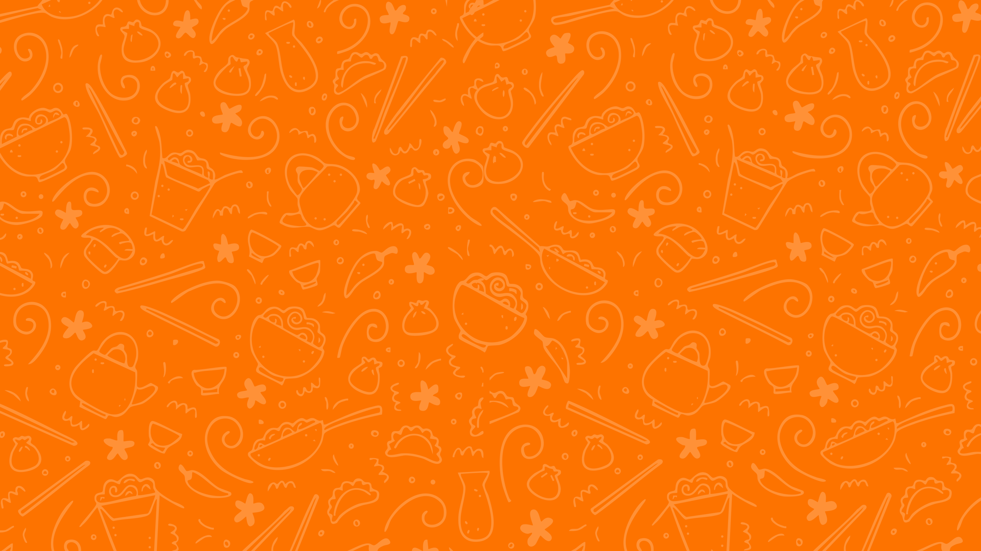 Jom Claypot Background Elememt Orange