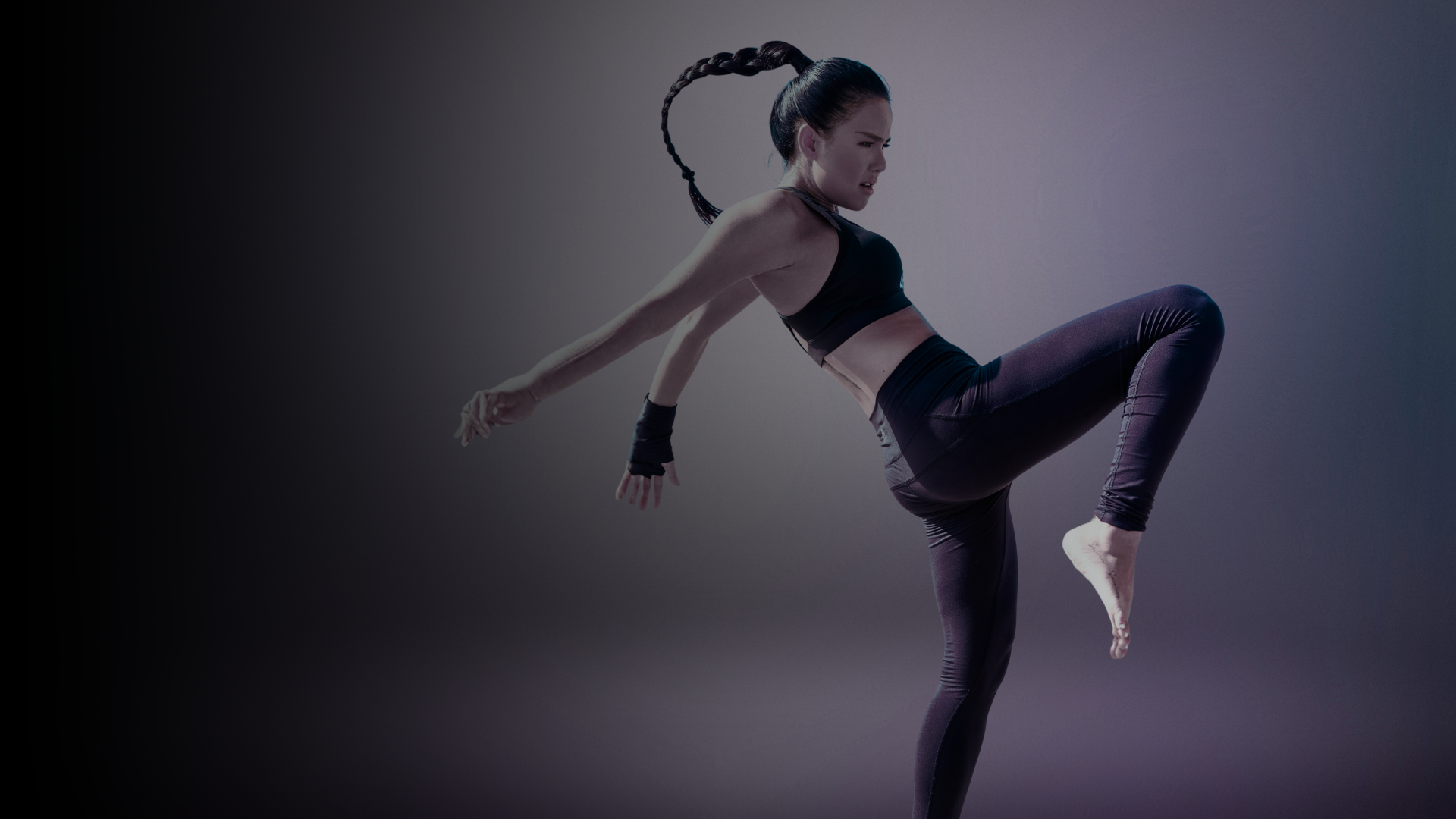 an abstract photo of a curved building with a blue sky in the background