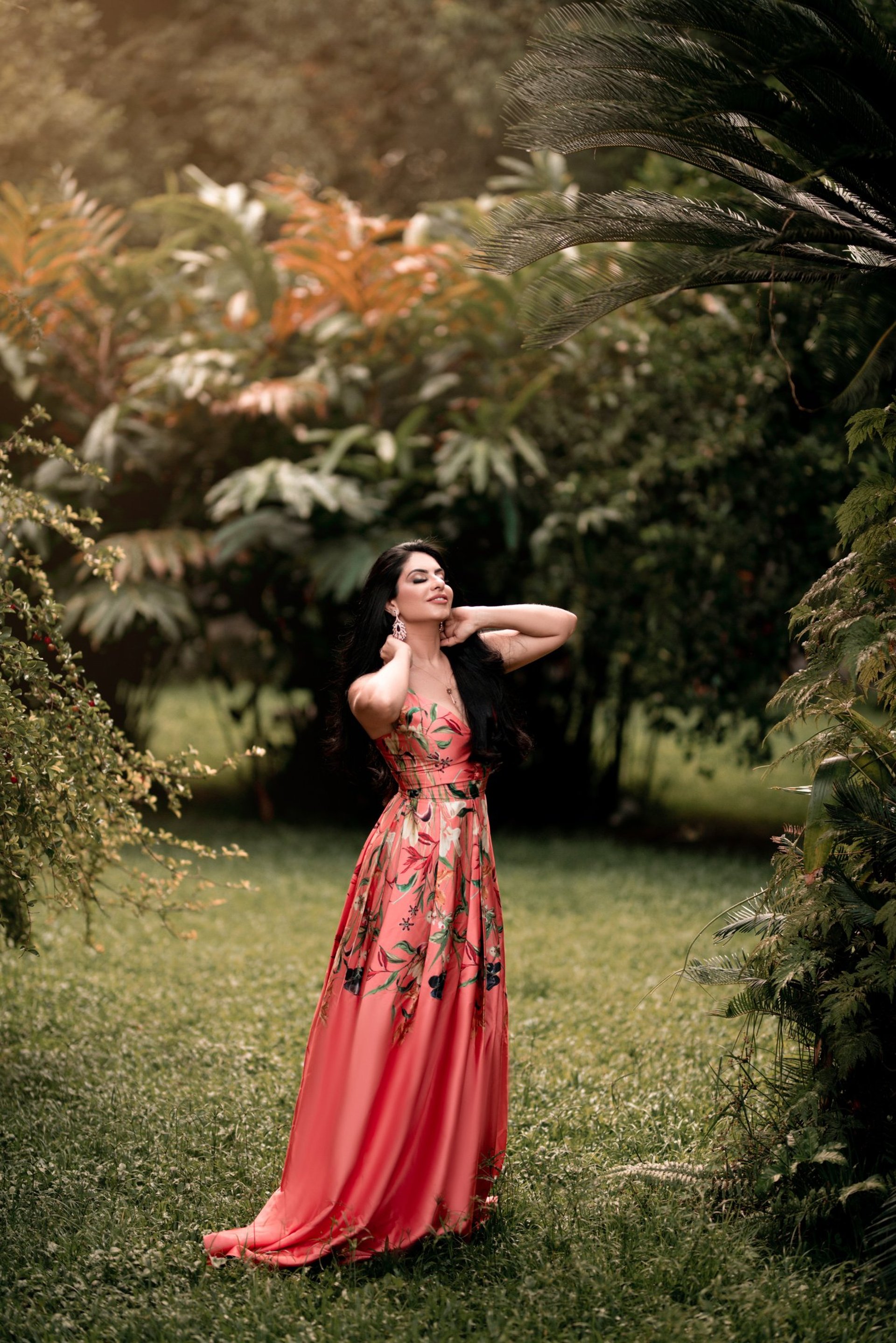 person holding black and gray digital camera