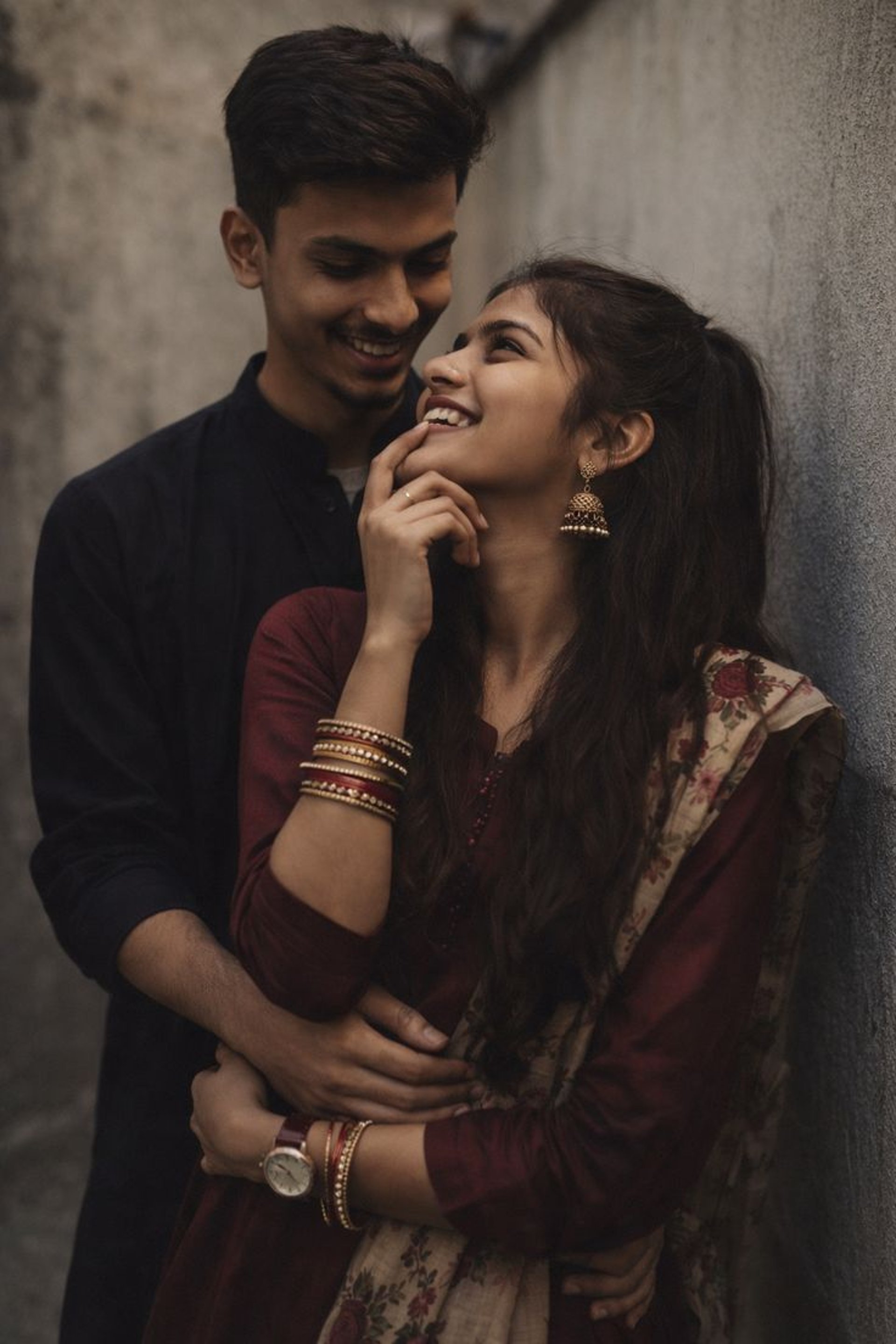 Two women are having a friendly discussion.