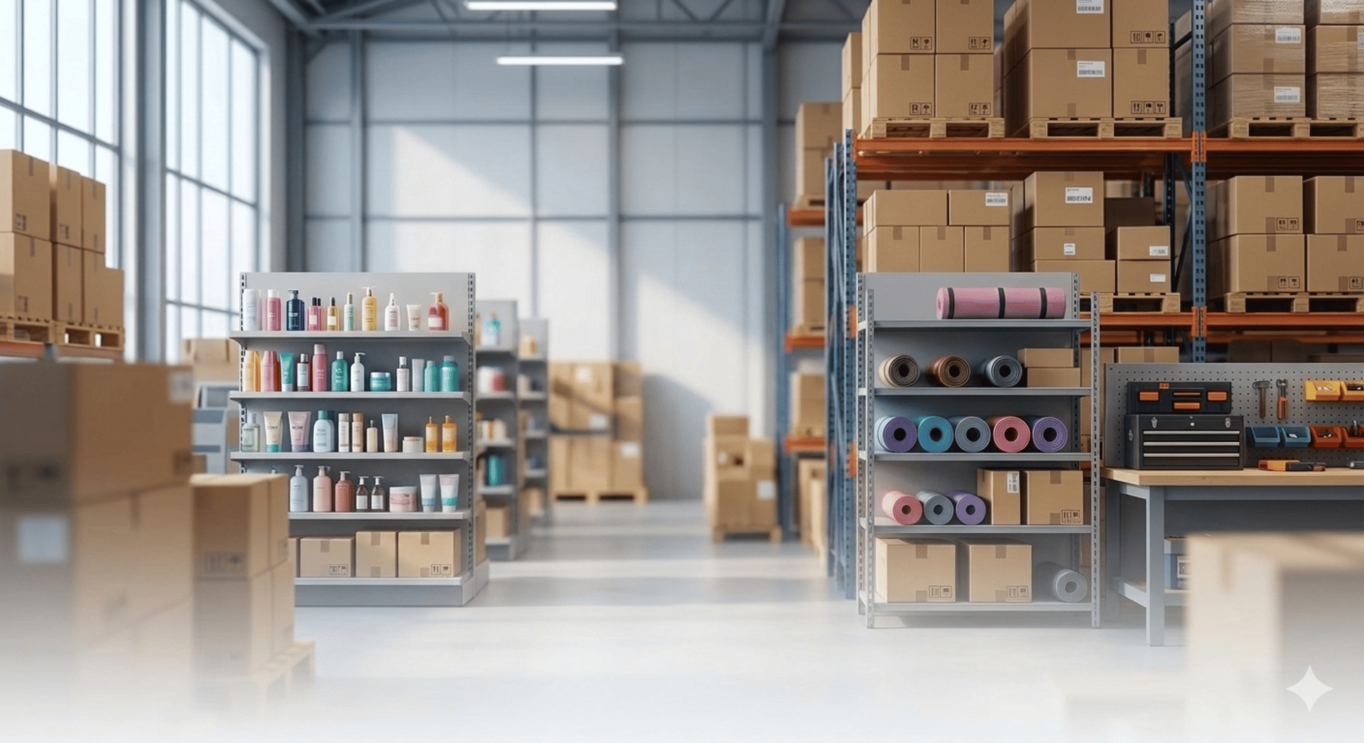 an abstract photo of a curved building with a blue sky in the background