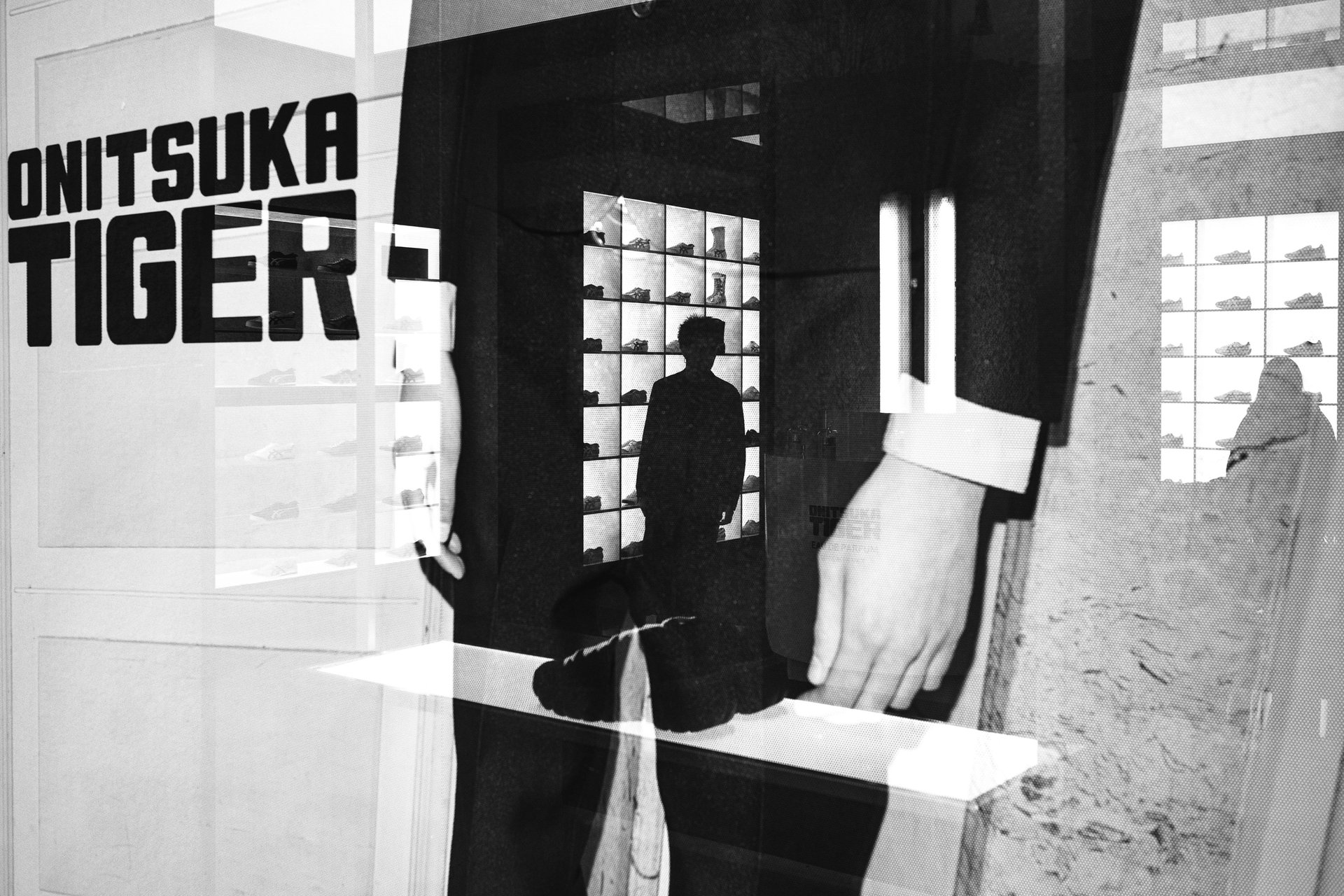 an abstract photo of a curved building with a blue sky in the background