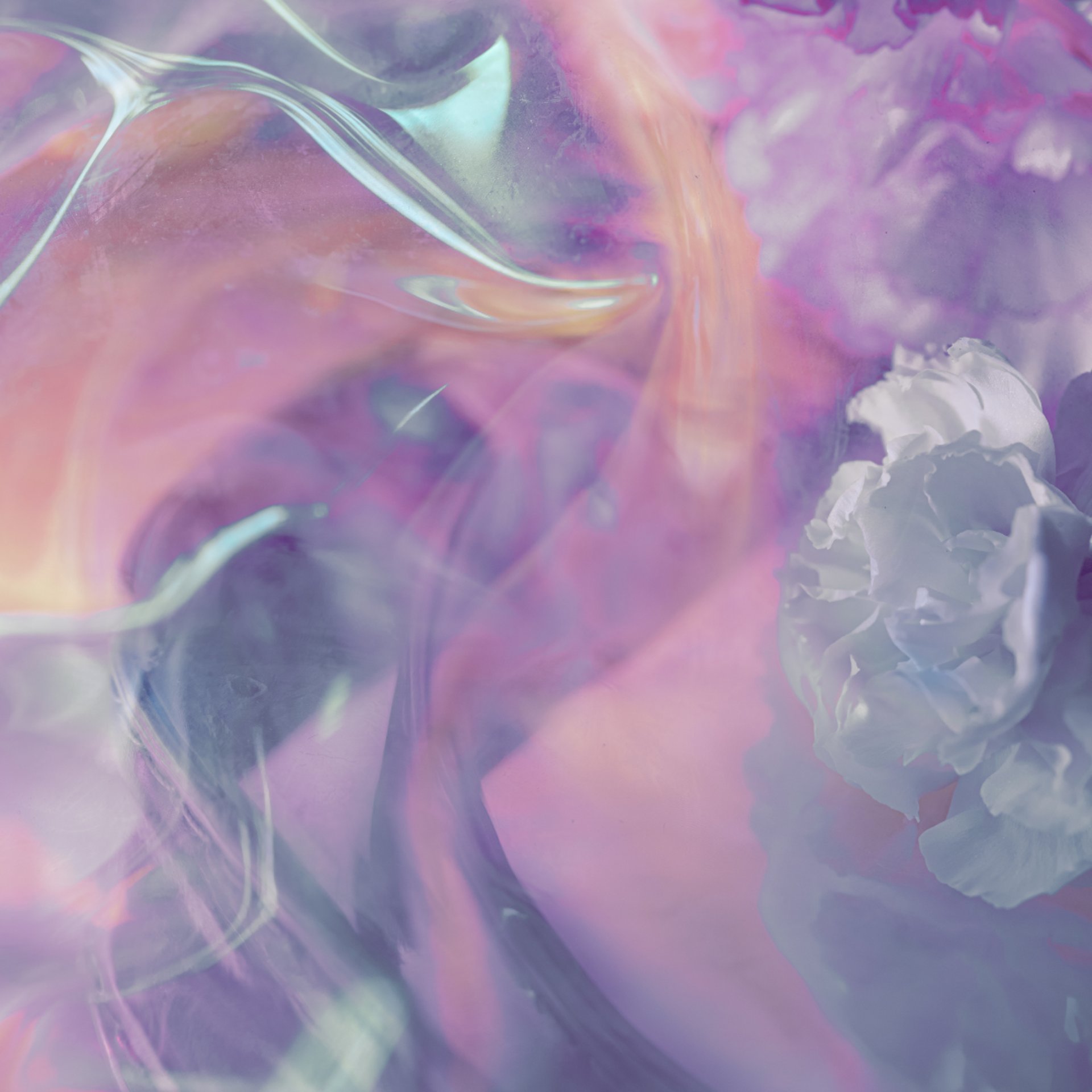purple and blue abstract painting