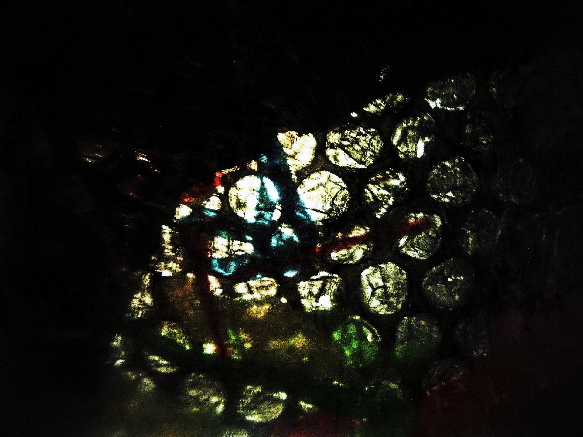 Dark eye photo stock from recycled plastic bubble wrap 