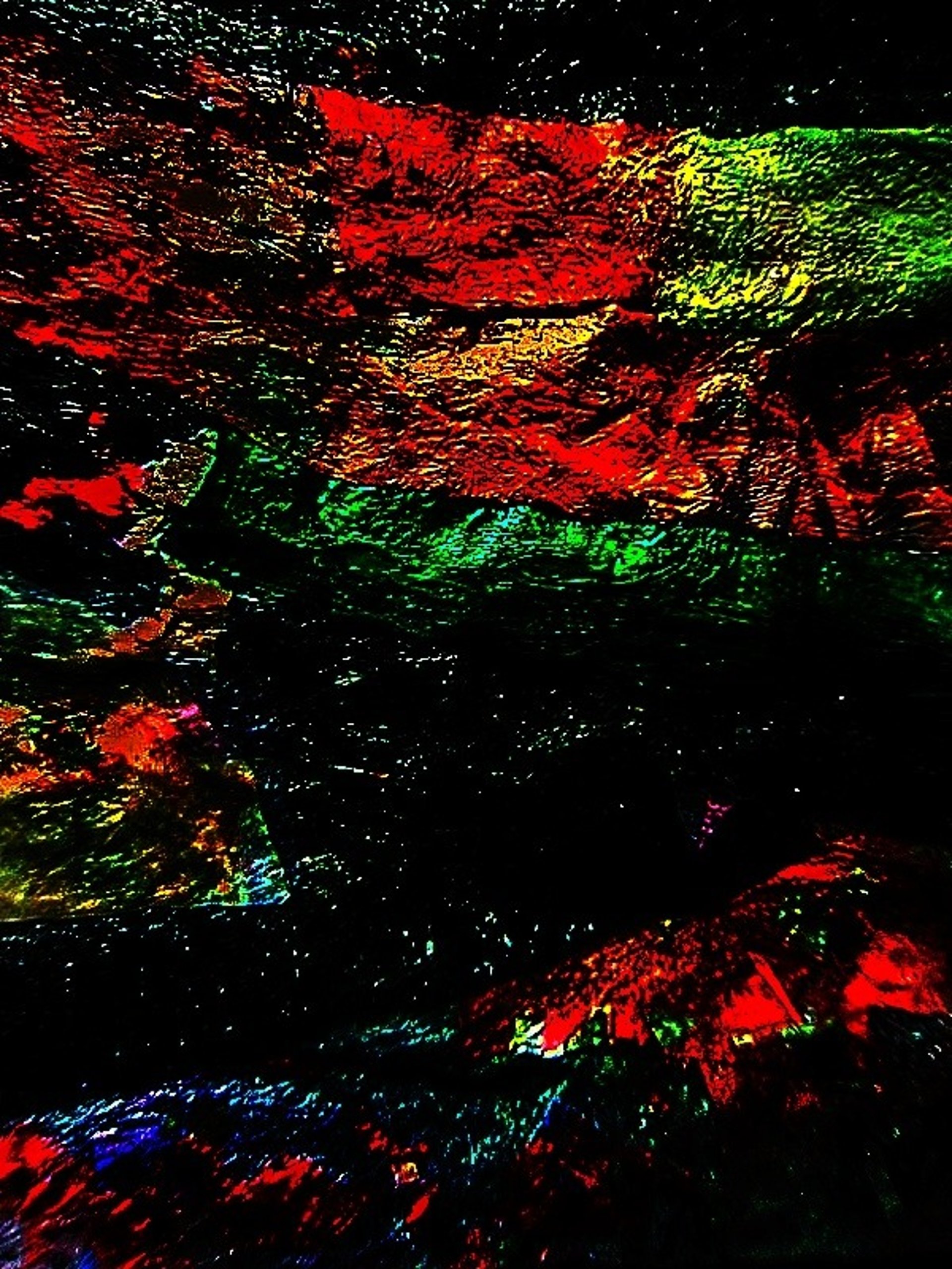 Recycled plastic collage texture photo stock