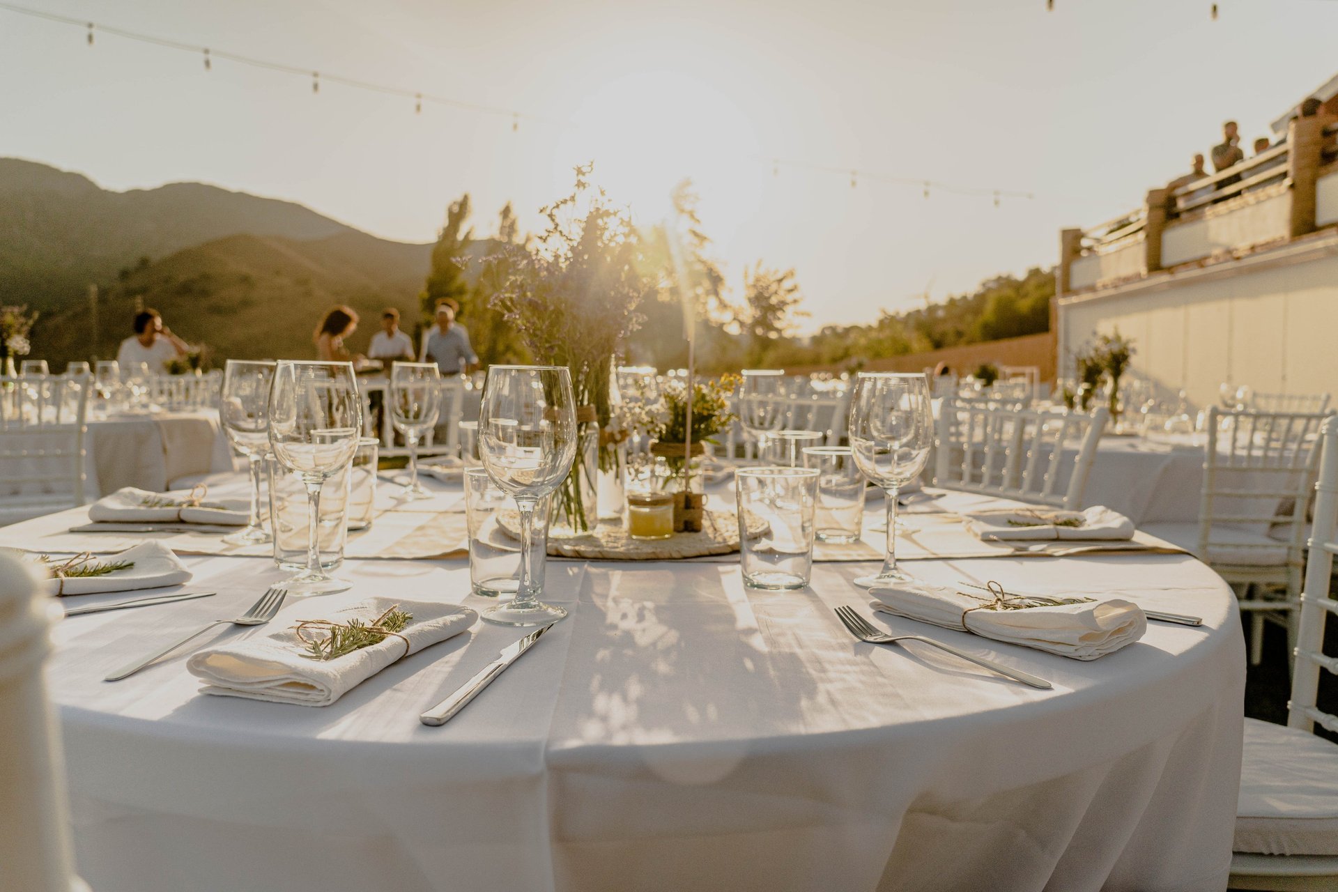 clear wine glass lot on table
