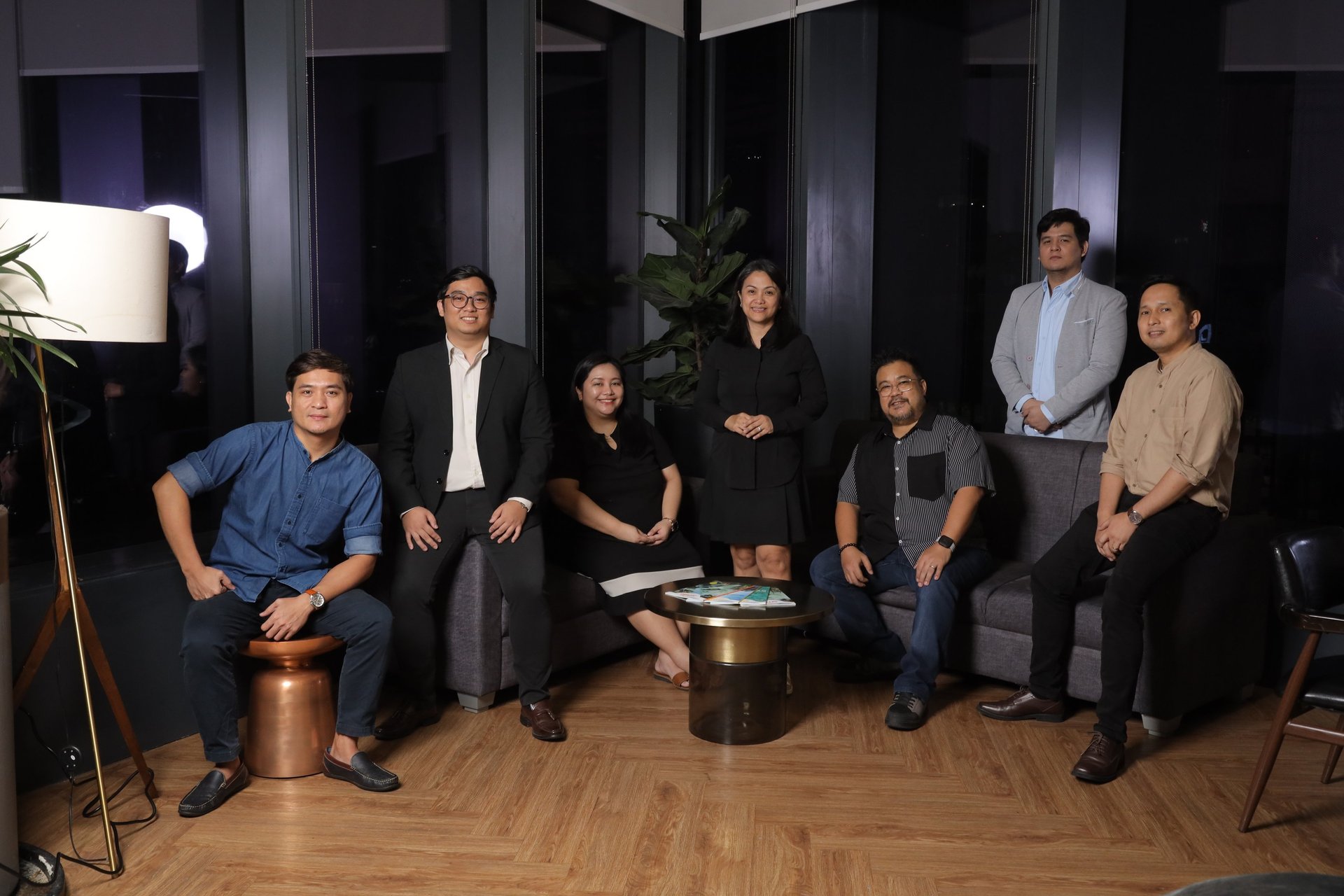photo of dining table and chairs inside room