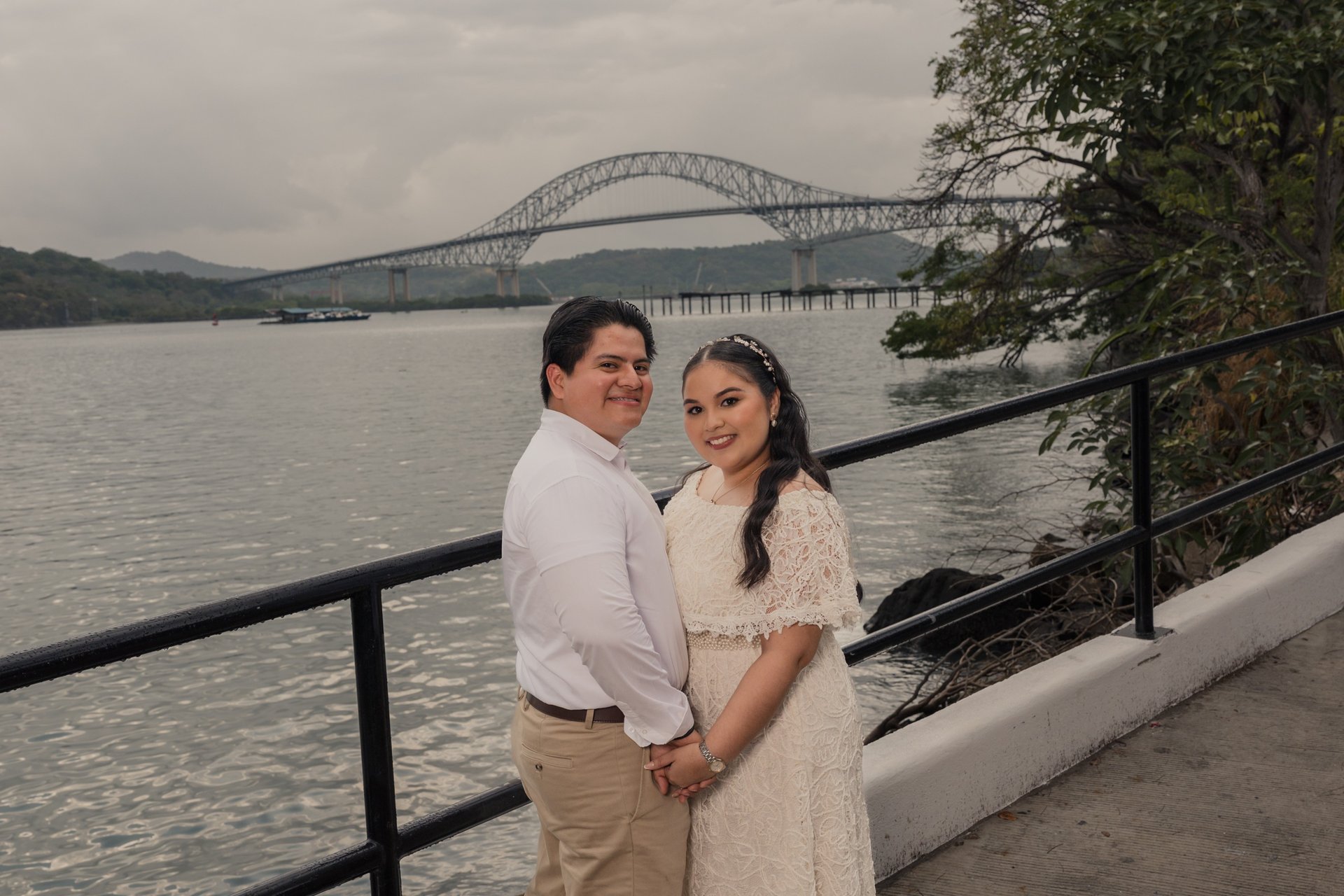 an abstract photo of a curved building with a blue sky in the background
