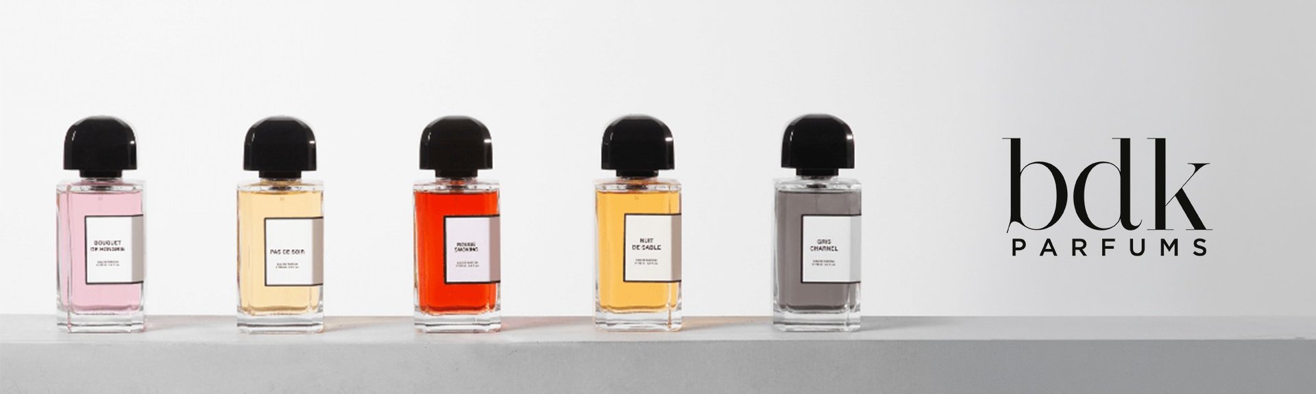 Banana Republic banner with logo and fragrance bottle