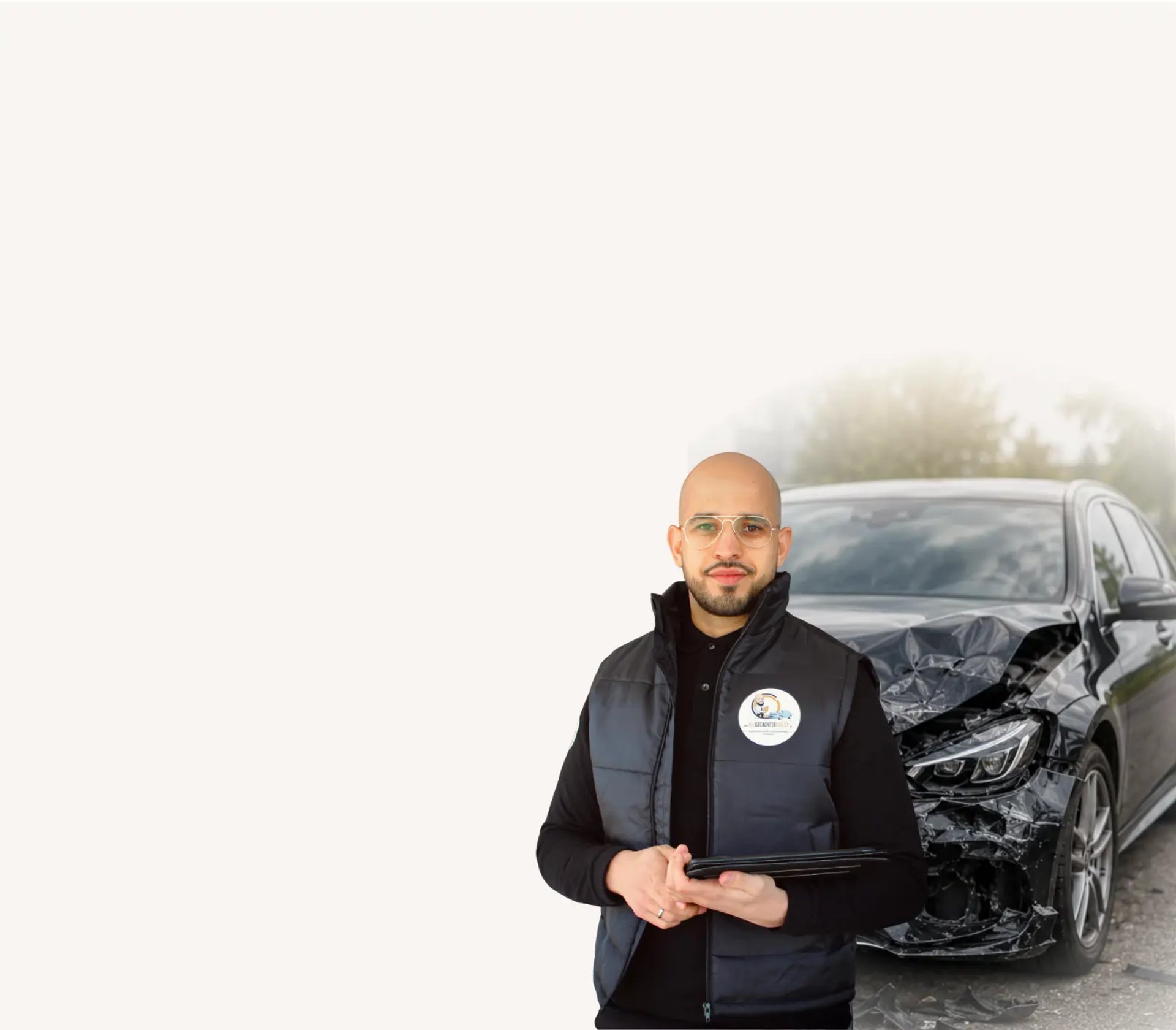 the front of a car