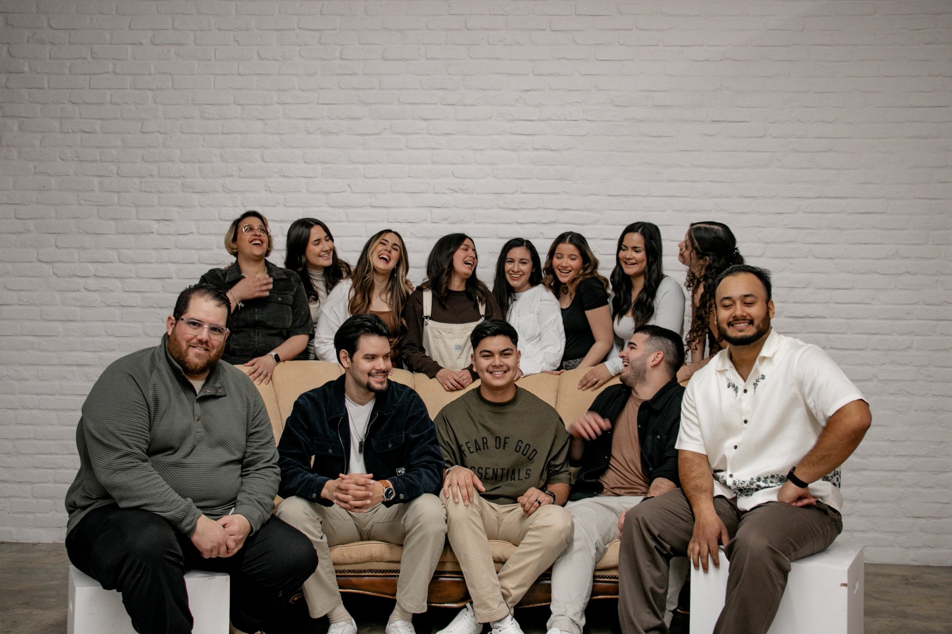 an abstract photo of a curved building with a blue sky in the background