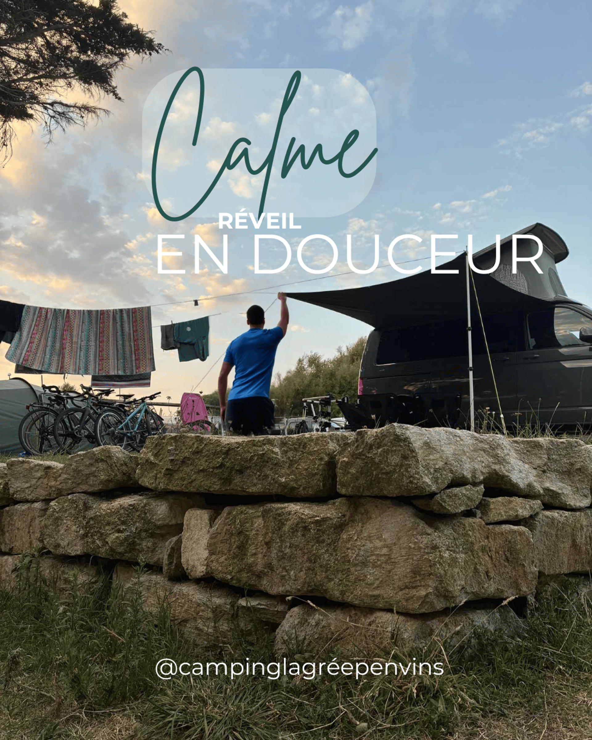 emplacement tente Bretagne septembre