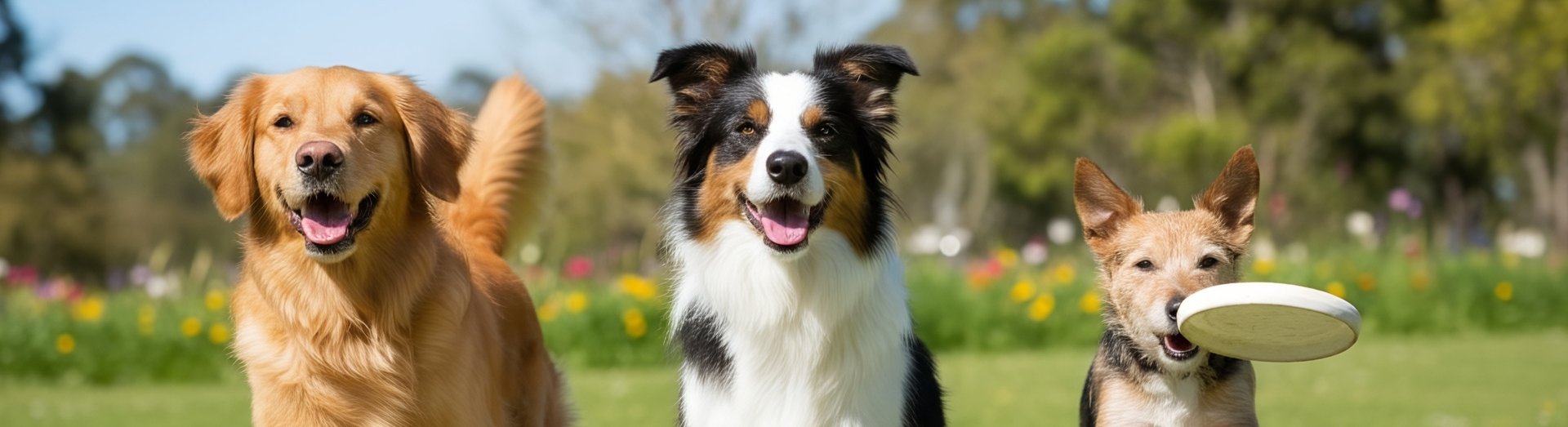 close-up photo of white medium-coated dog running on grass field during daytime