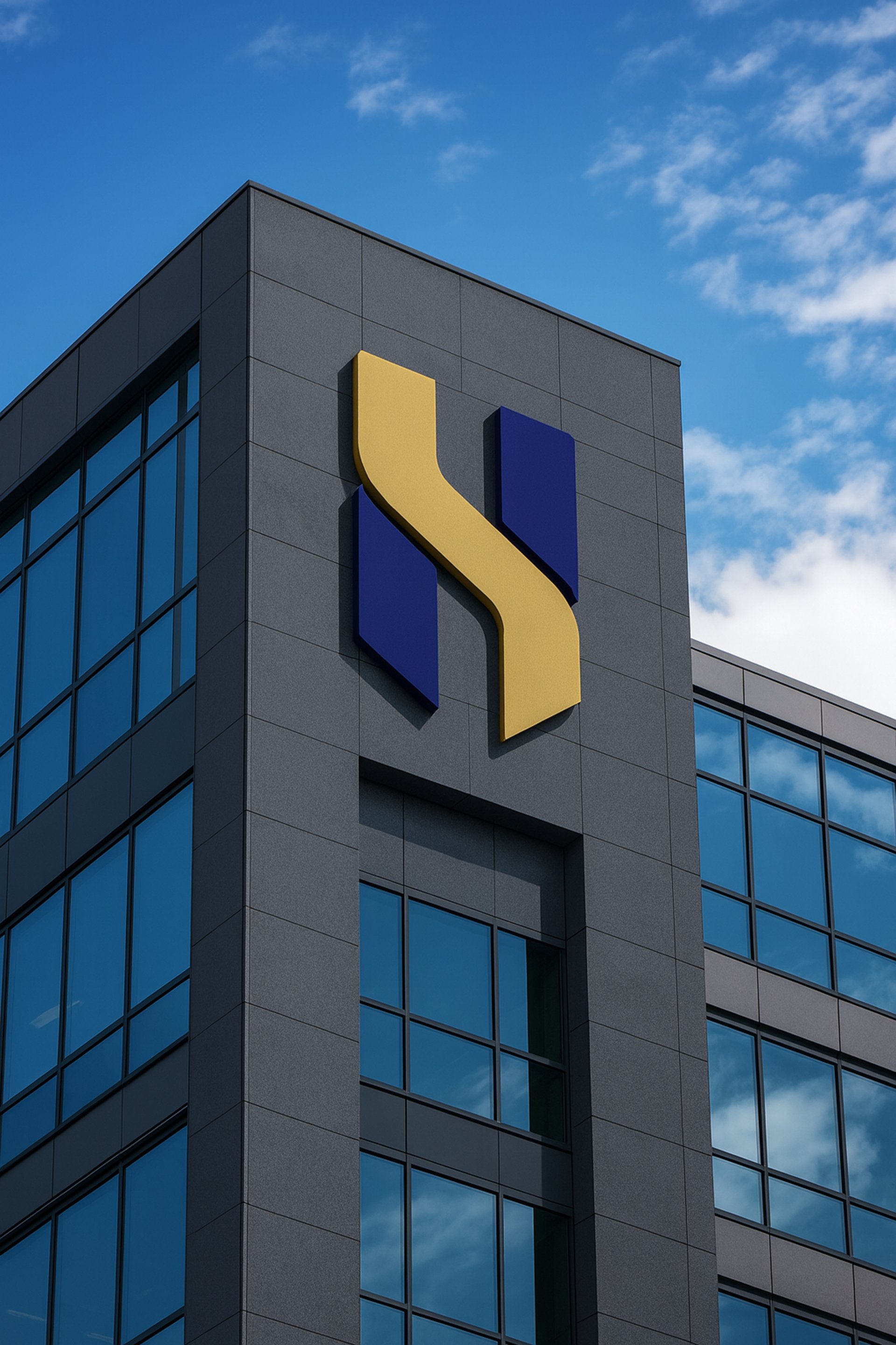 a person holding a cell phone in front of a stock chart