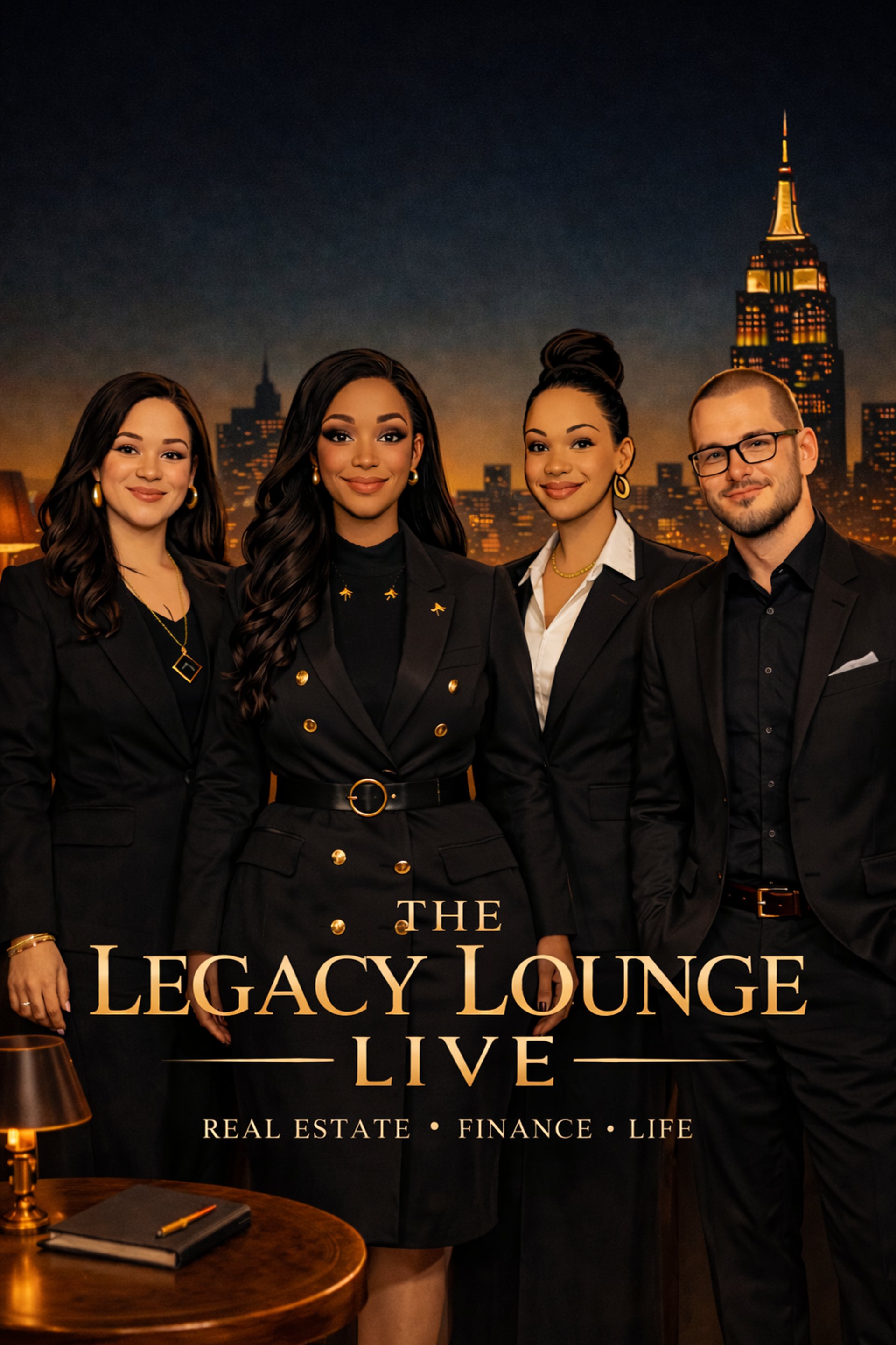 A wooden table topped with scrabble tiles that spell out the word podcast