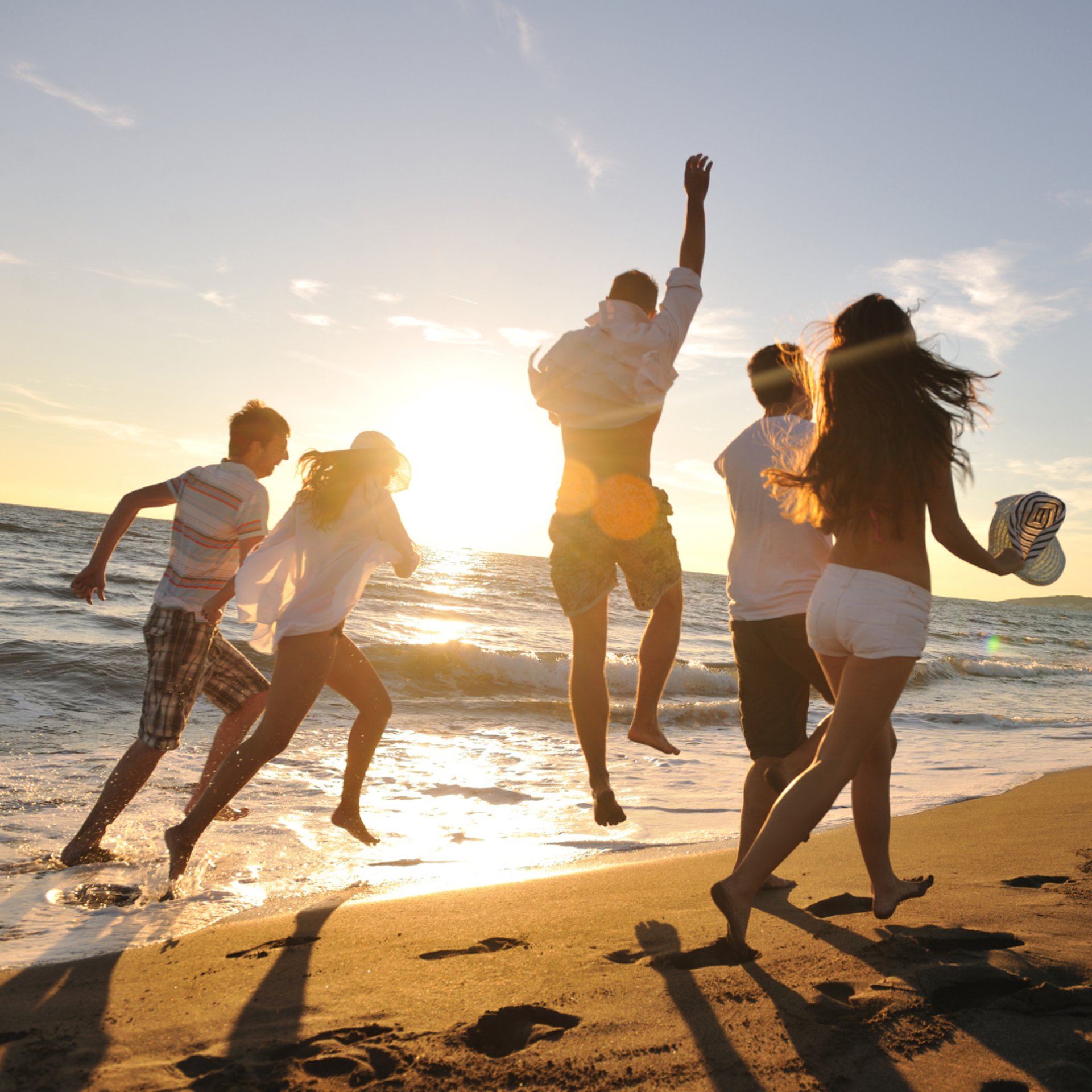 an abstract photo of a curved building with a blue sky in the background