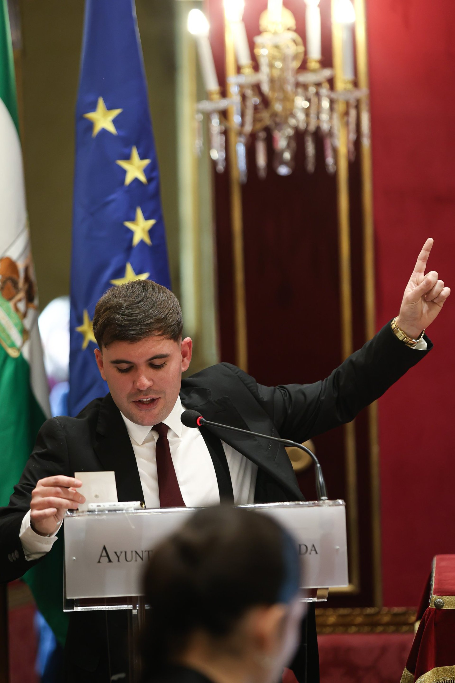 black blue and yellow textile