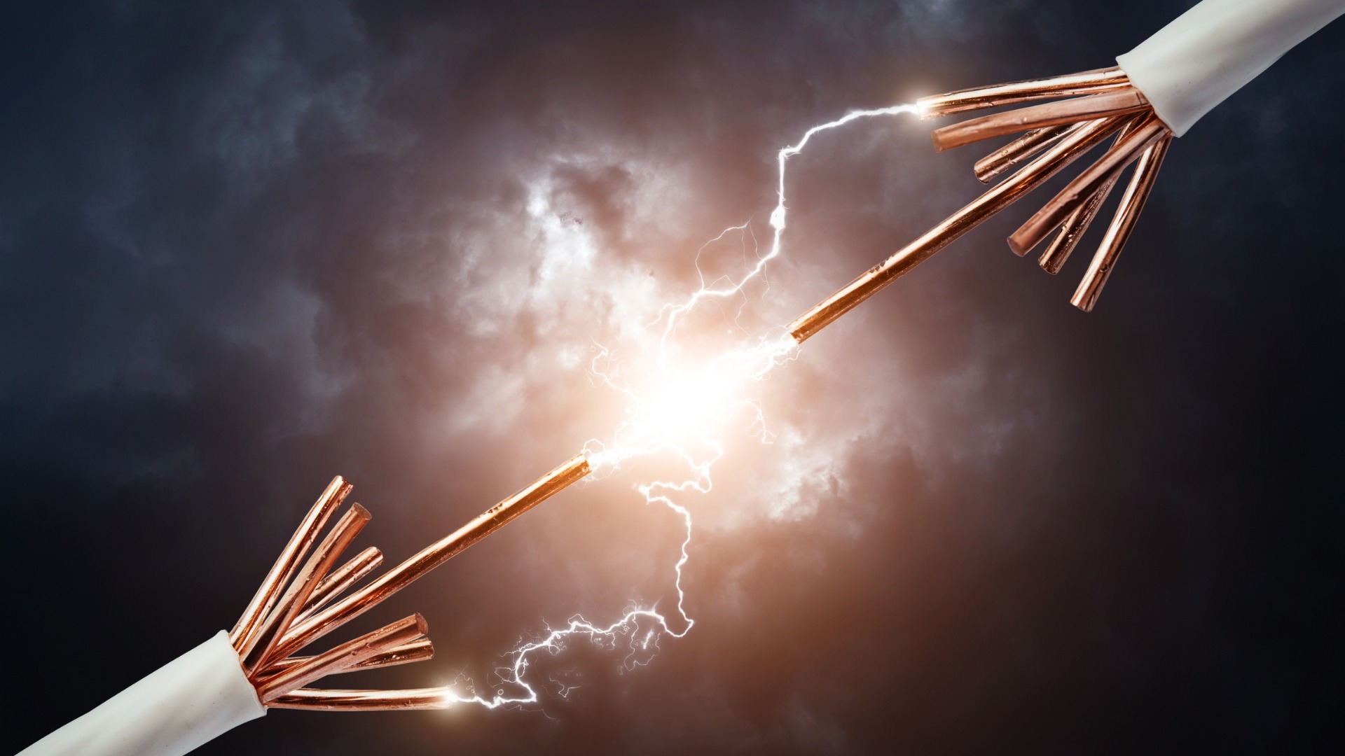 white electric power generator