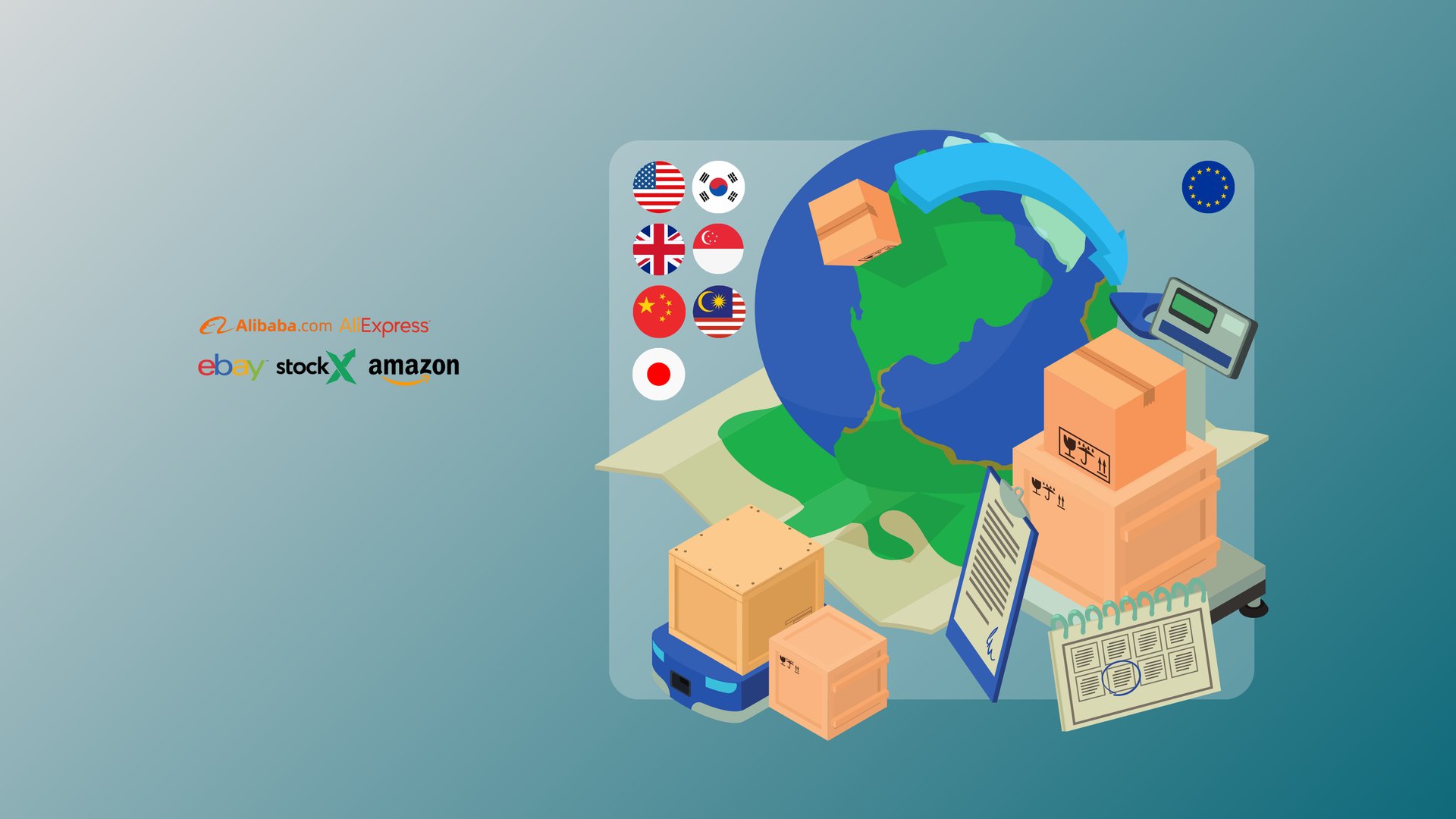 brown cardboard boxes on black plastic crate