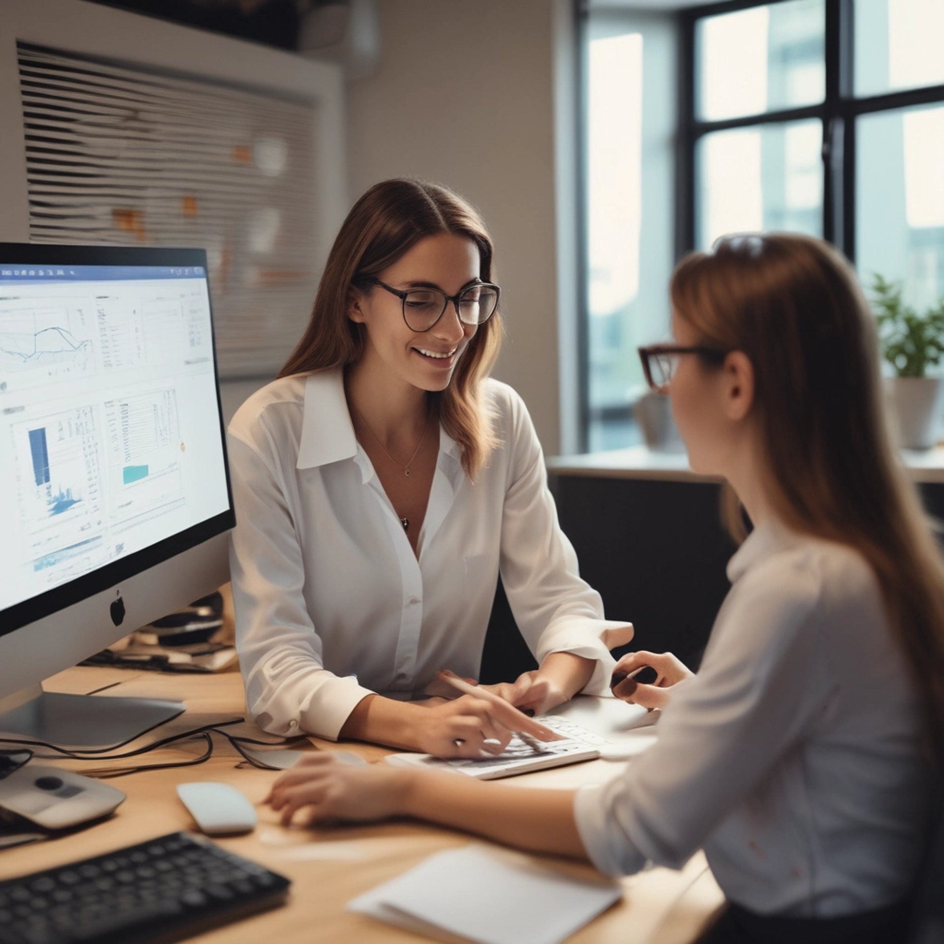 gray computer monitor