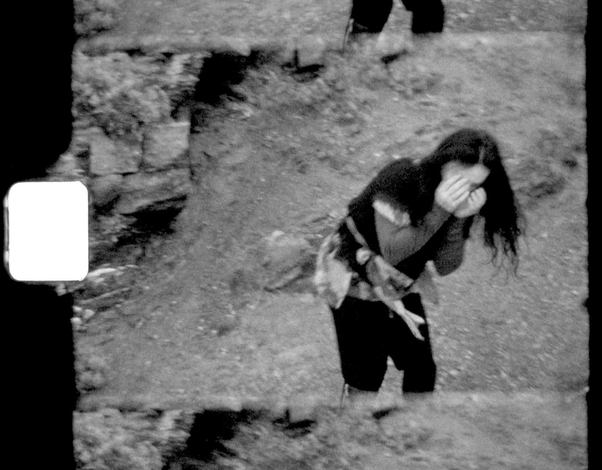 an abstract photo of a curved building with a blue sky in the background