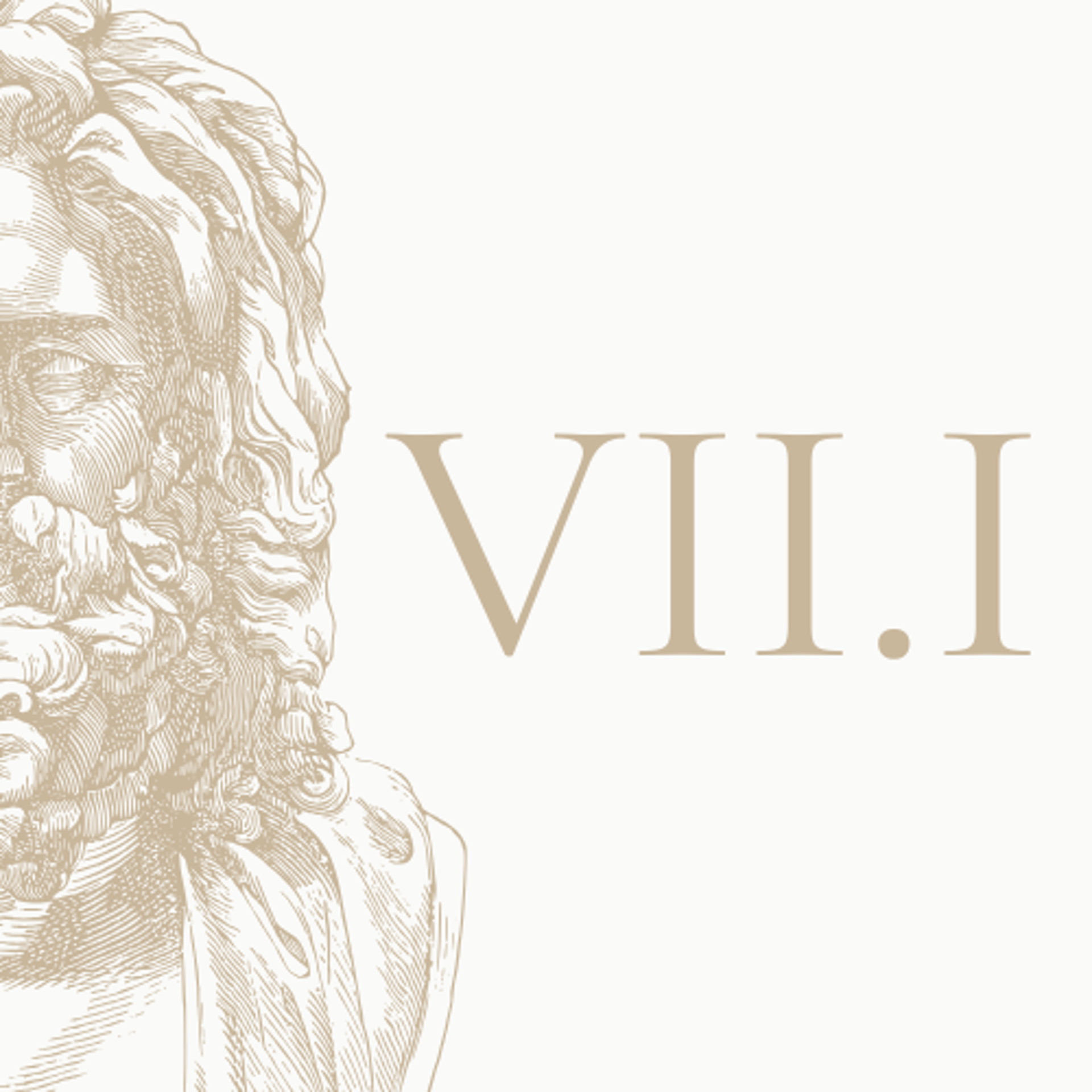 The 71 Agency logo featuring a classical sculpture illustration with Roman numeral VII.I in elegant typography