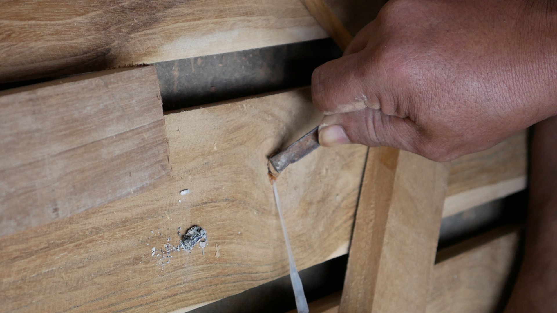 four handheld tools on board