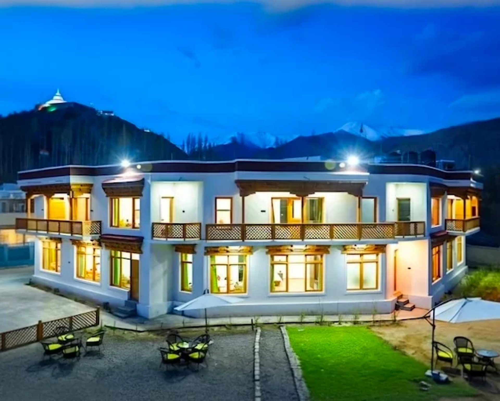 View of the Hotel Summer Inn Ladakh