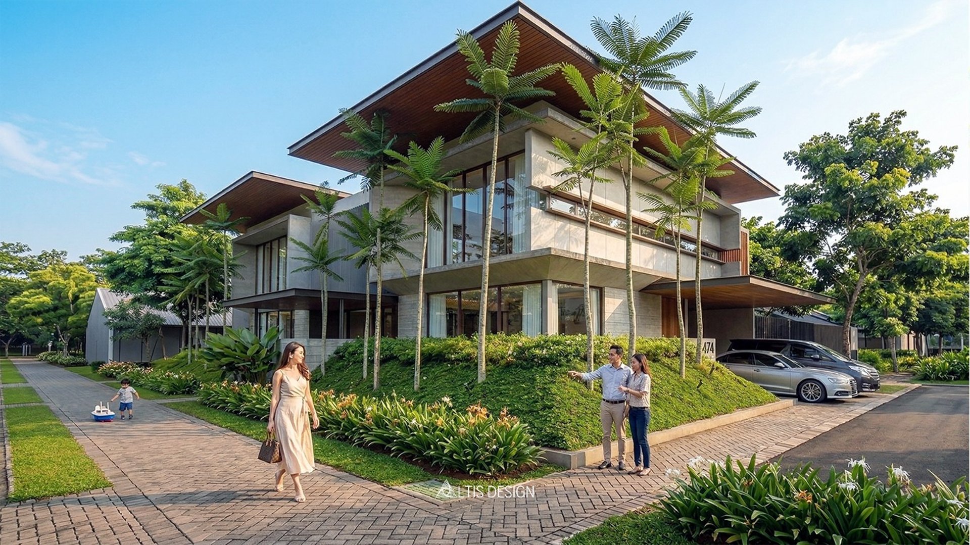 asa arsitektur & interior rumah mewah modern Jakarta, Serpong, Karawaci