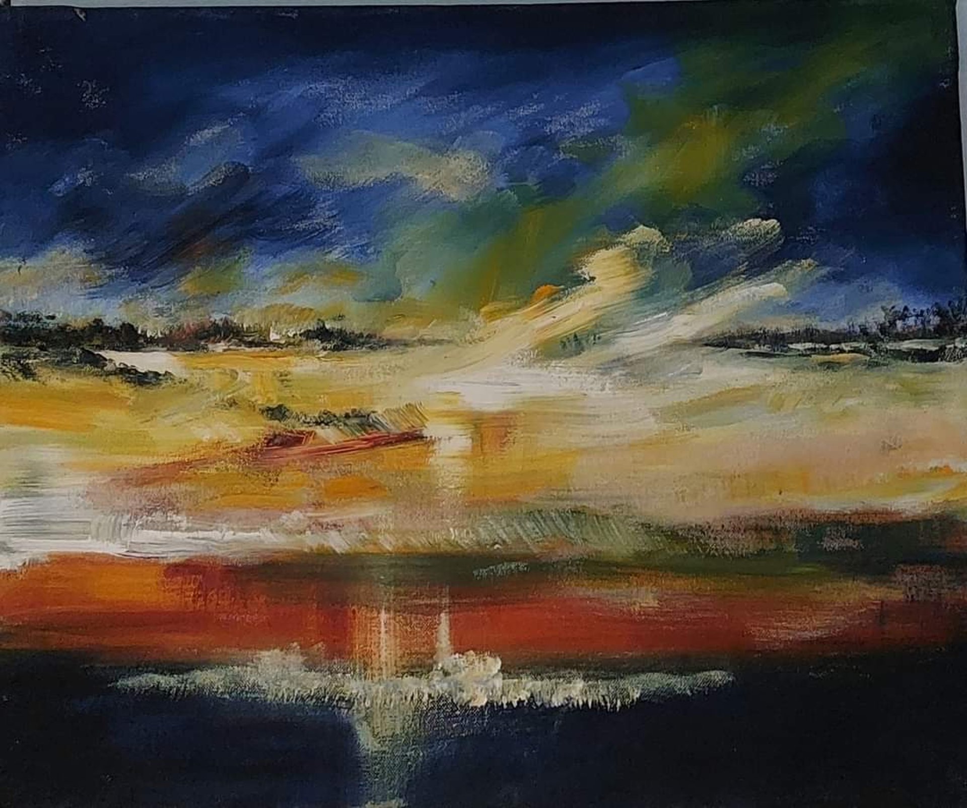 person wearing grey knit sweater