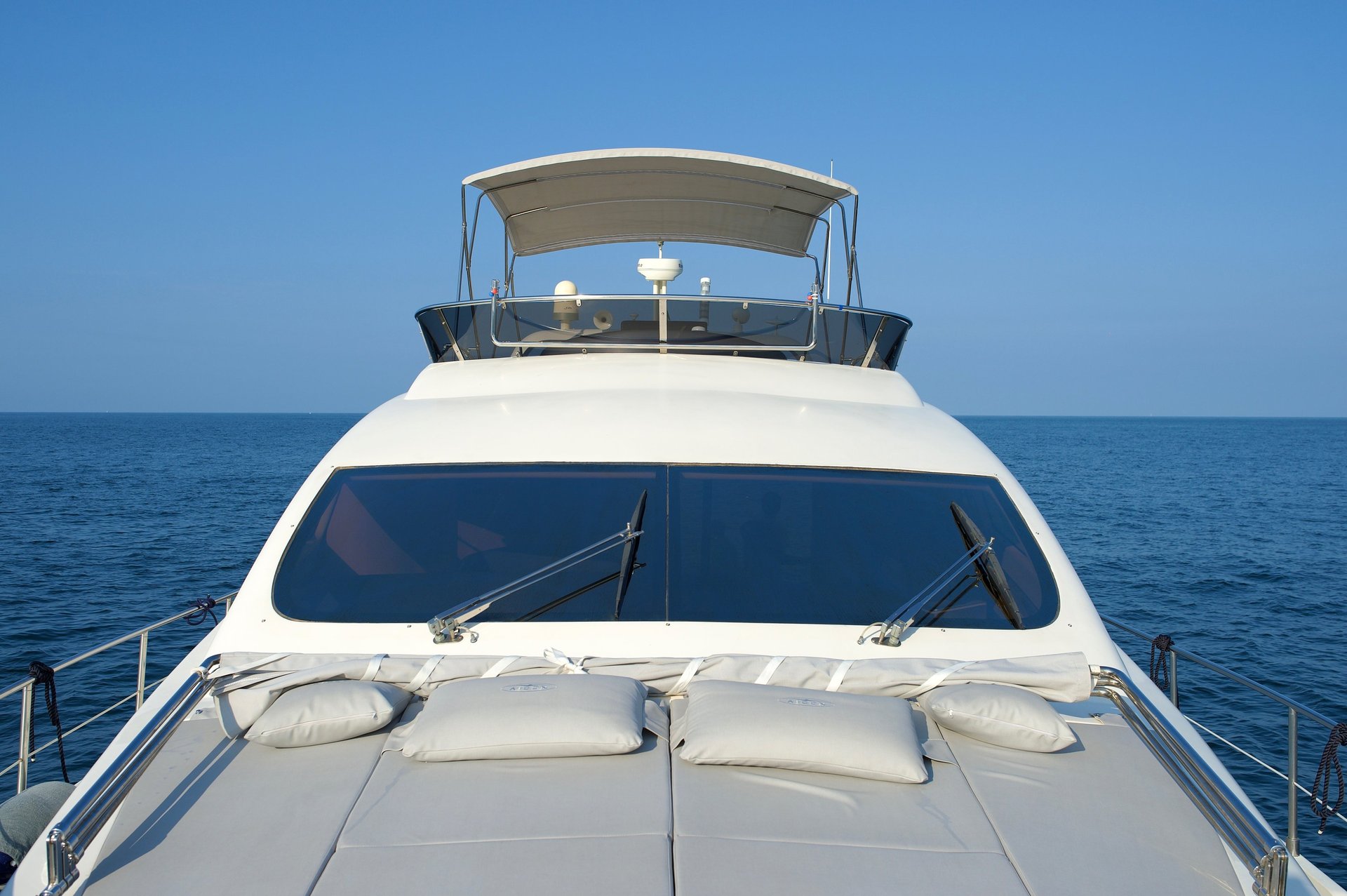 a person standing on a boat