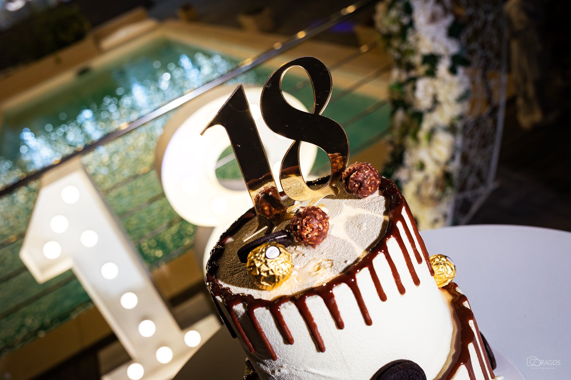 an abstract photo of a curved building with a blue sky in the background