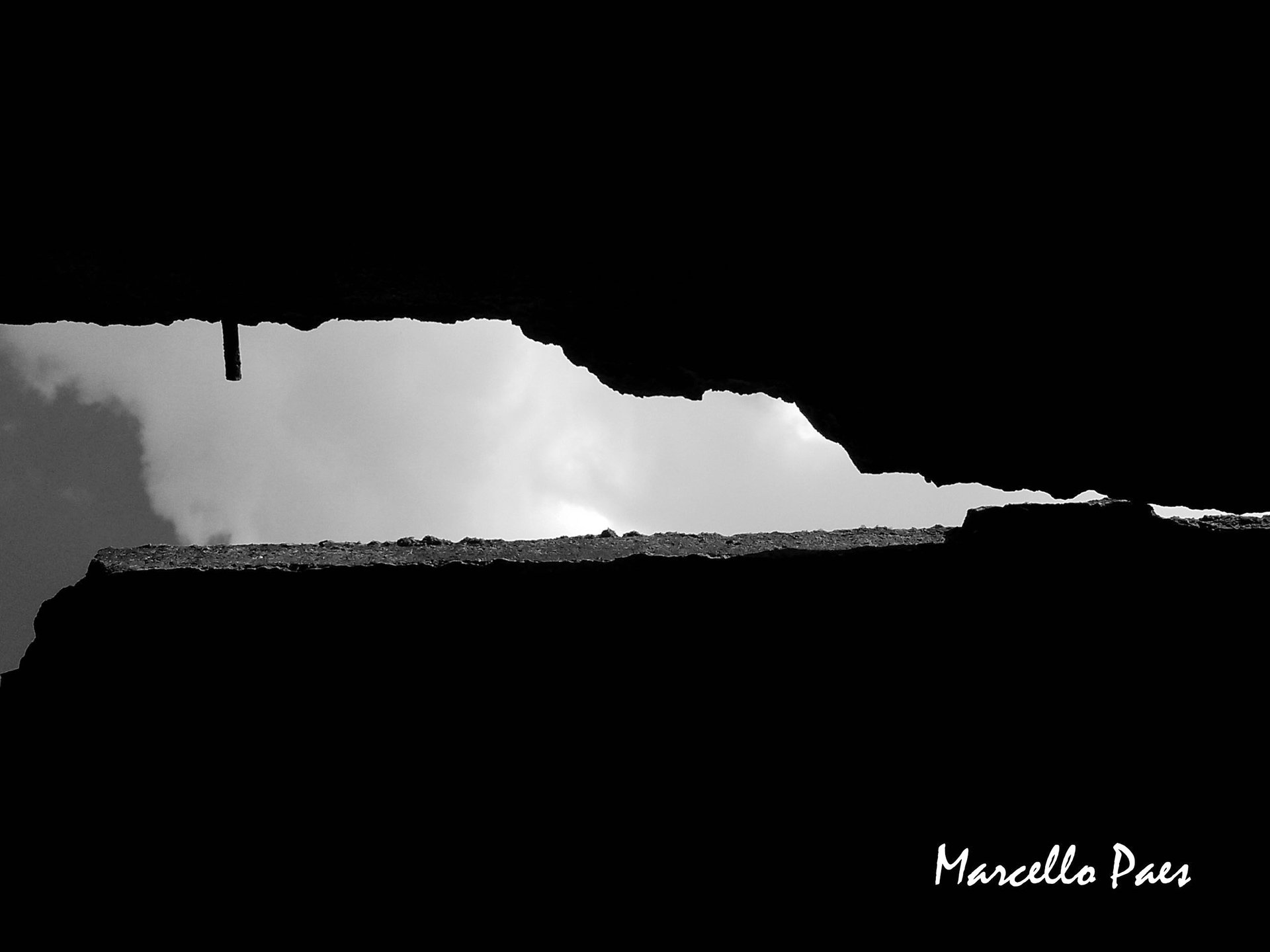 a shadow of a person