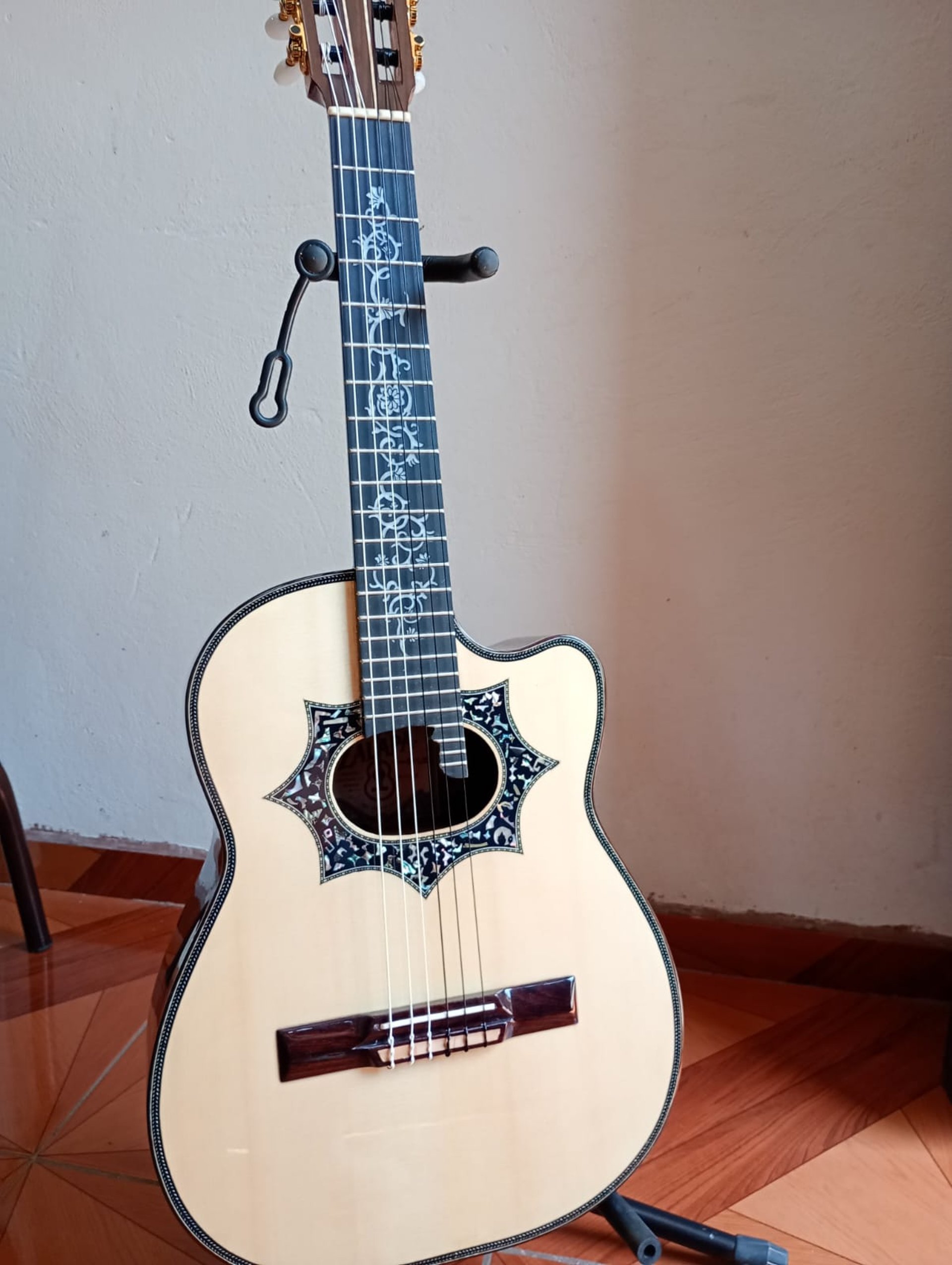 black blue and yellow textile