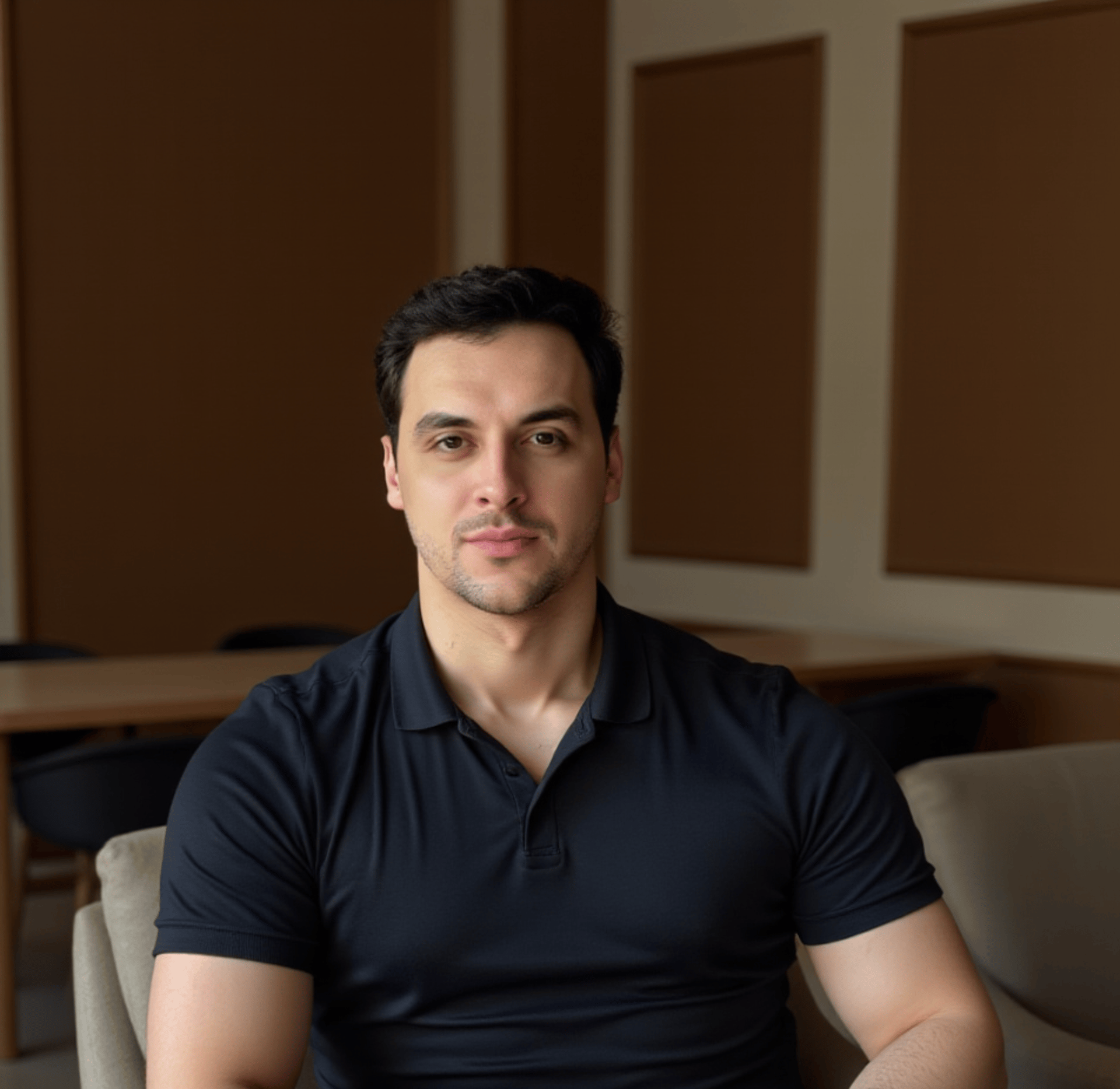 a couple of men shaking hands over a desk