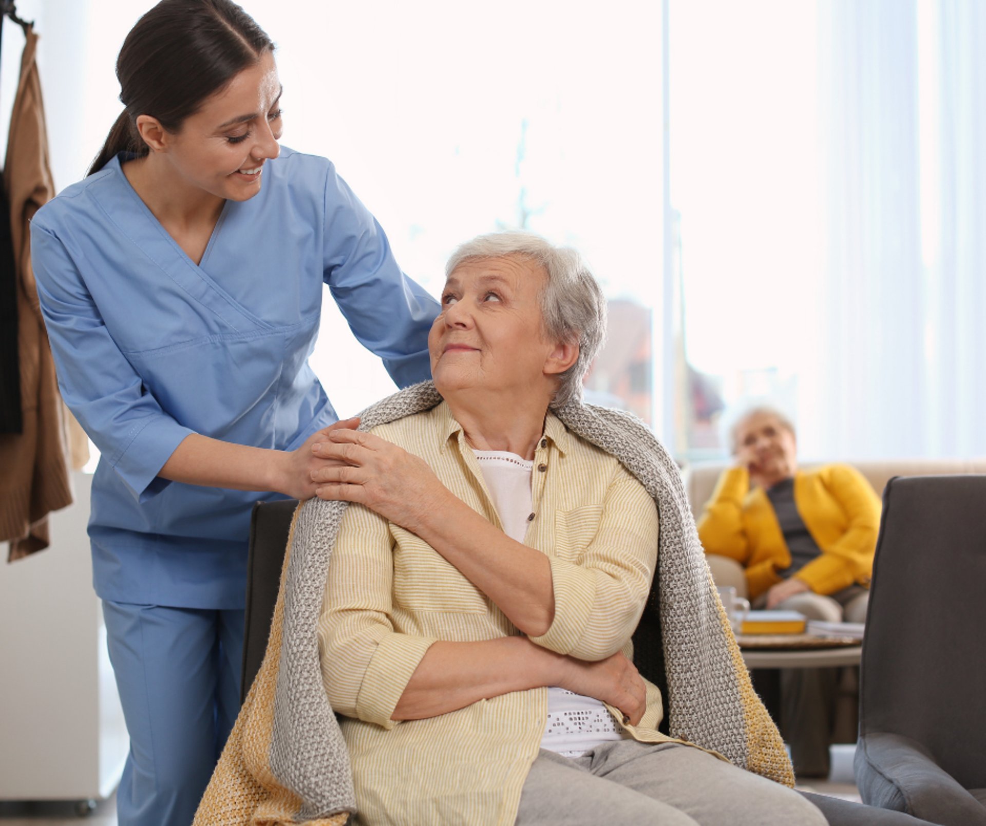 woman wearing yellow long-sleeved dress under white clouds and blue sky during daytime