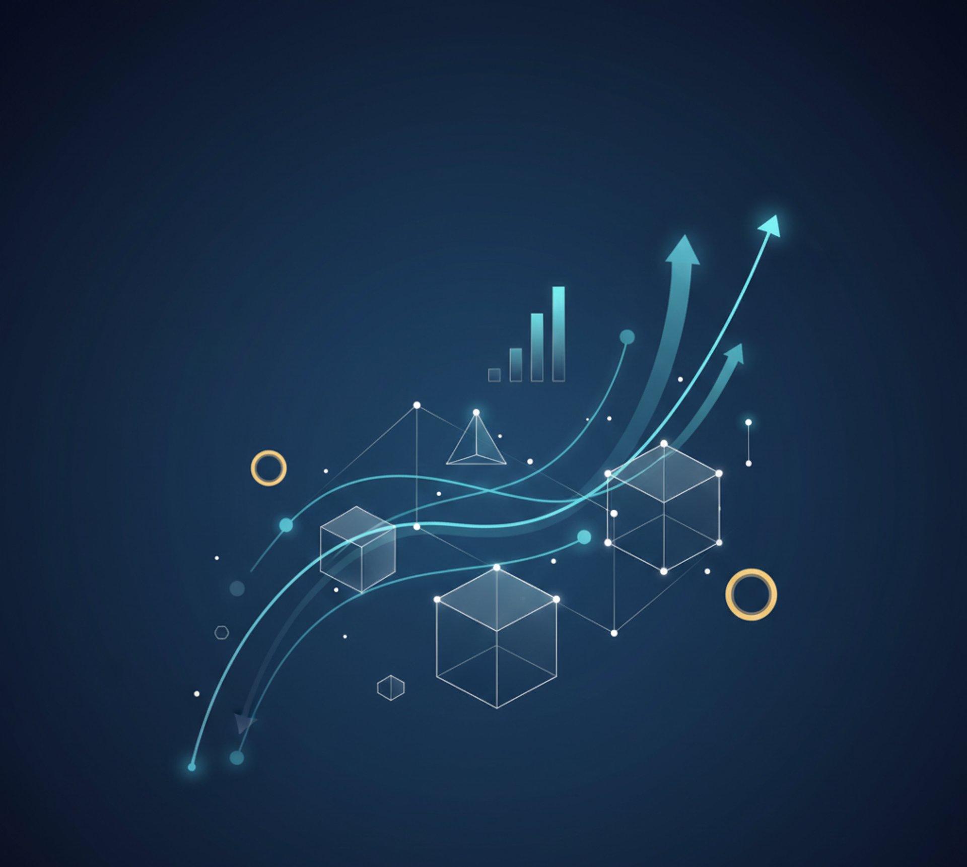 an abstract photo of a curved building with a blue sky in the background