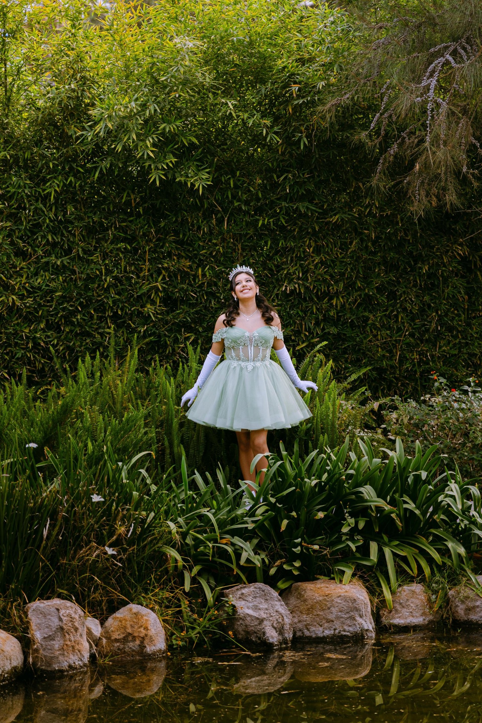 couple wearing silver-colored rings