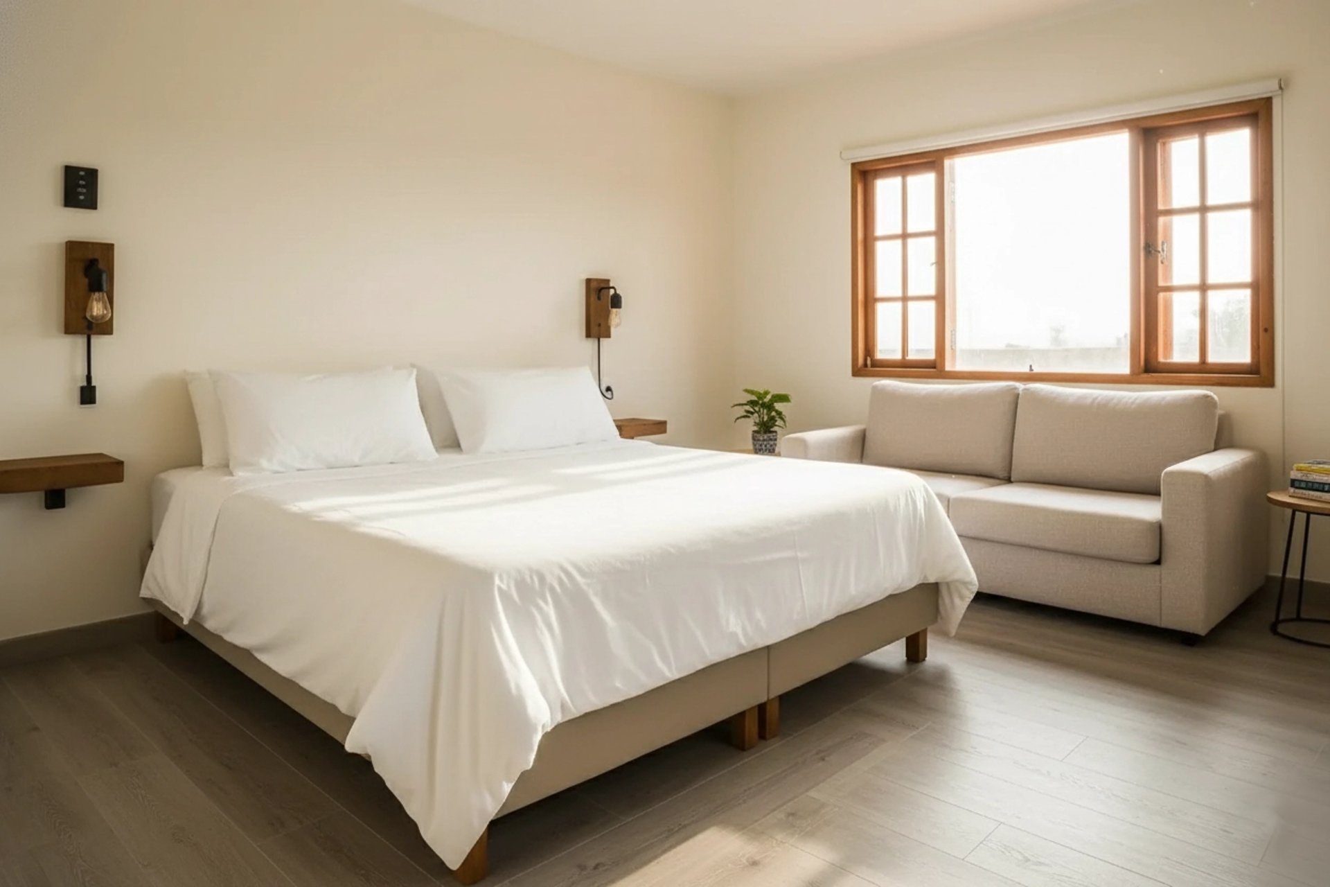 an abstract photo of a curved building with a blue sky in the background