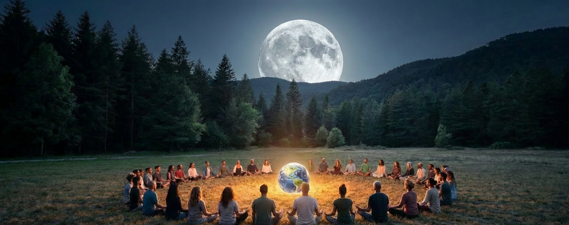 woman holding moon lamp