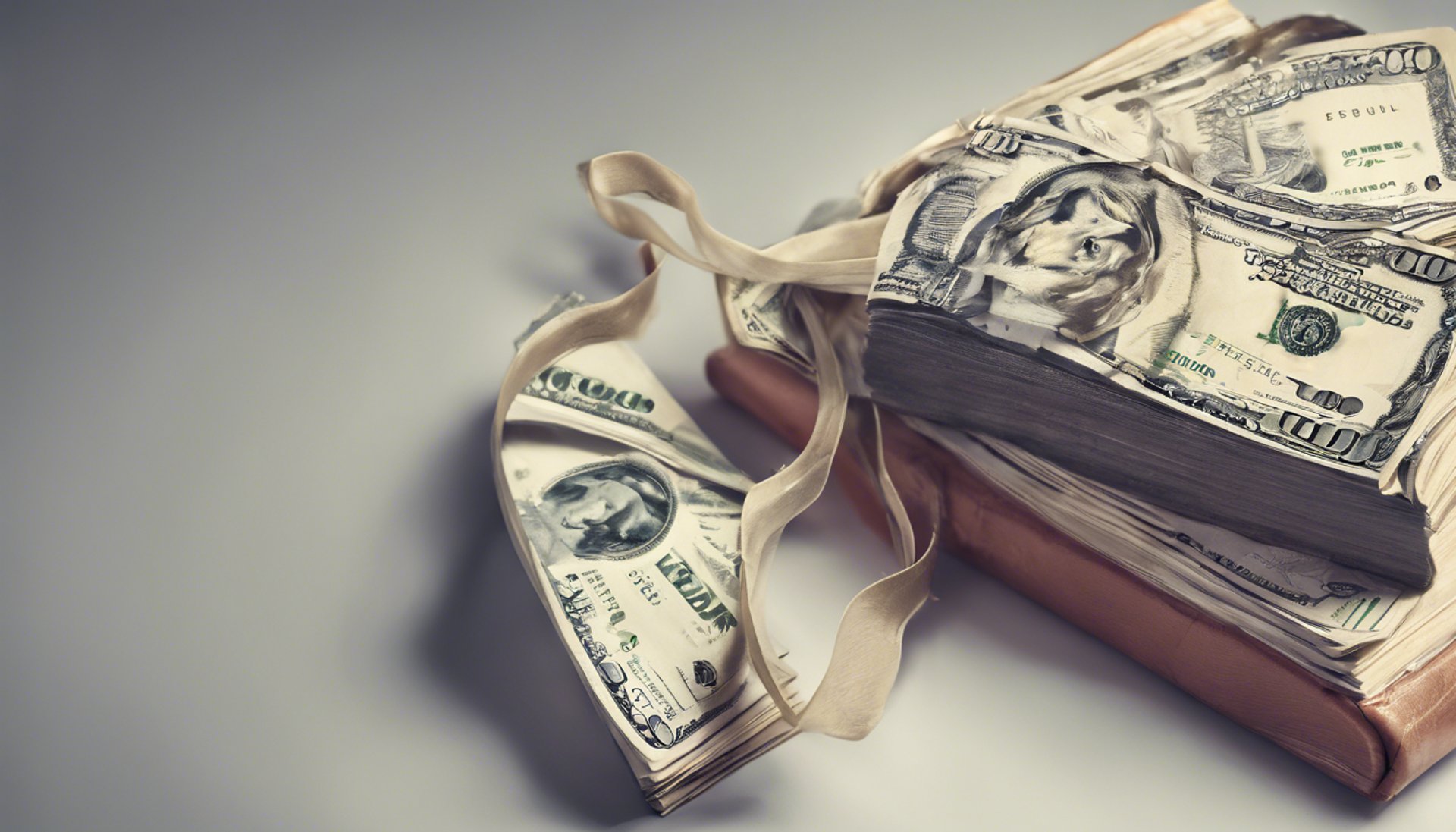an abstract photo of a curved building with a blue sky in the background