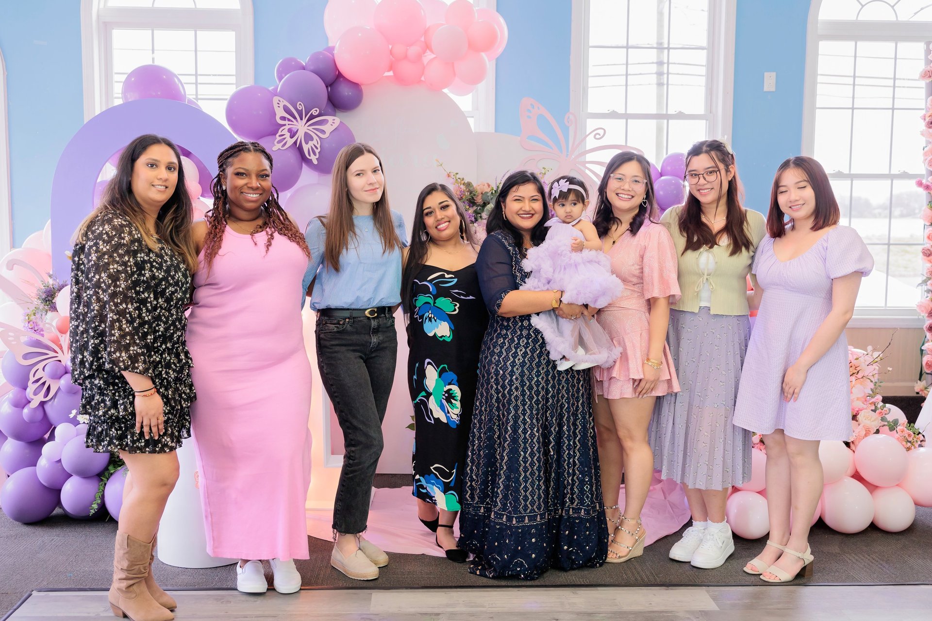 red and white umbrella on white table