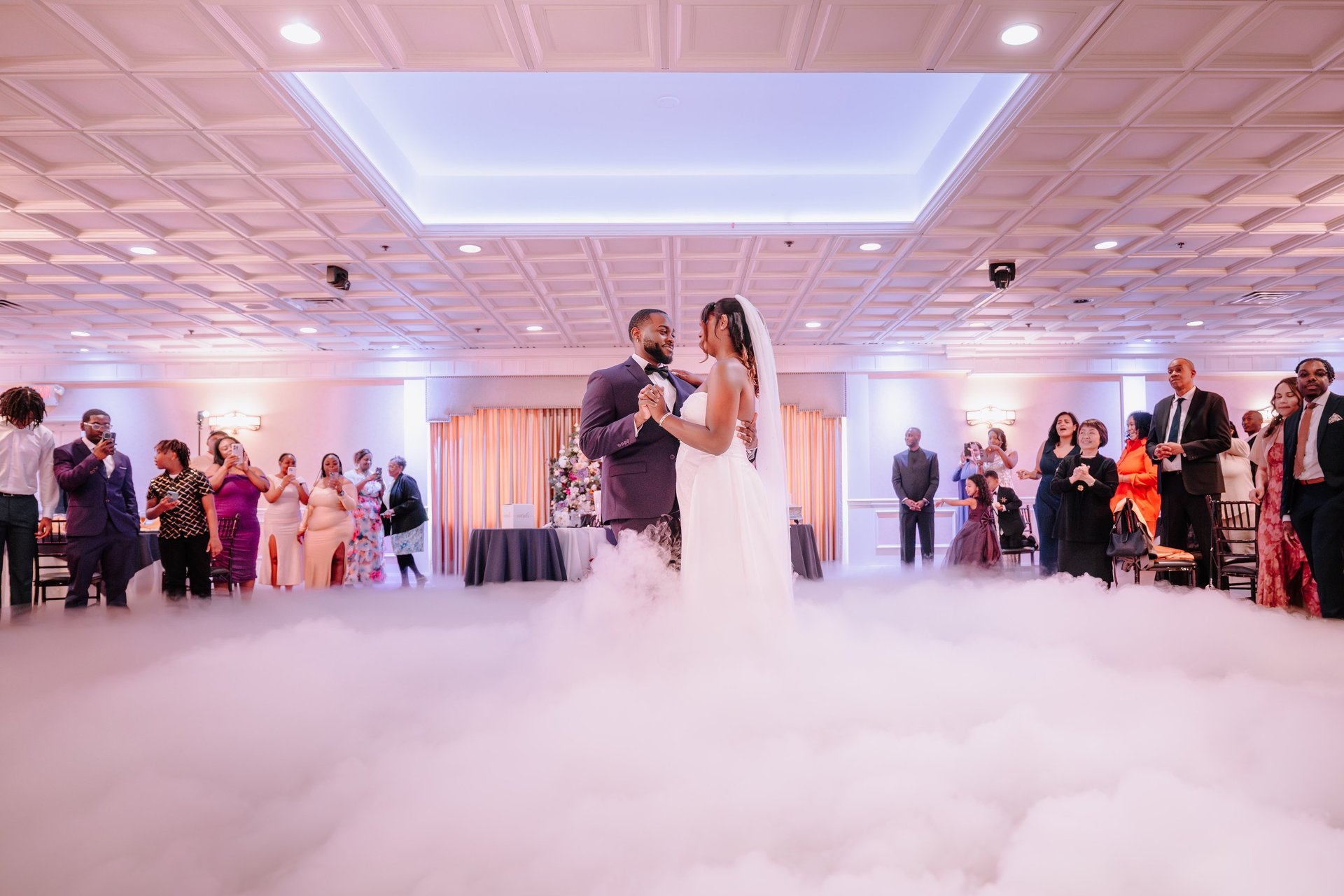 Marriage ceremony initiation with a high five