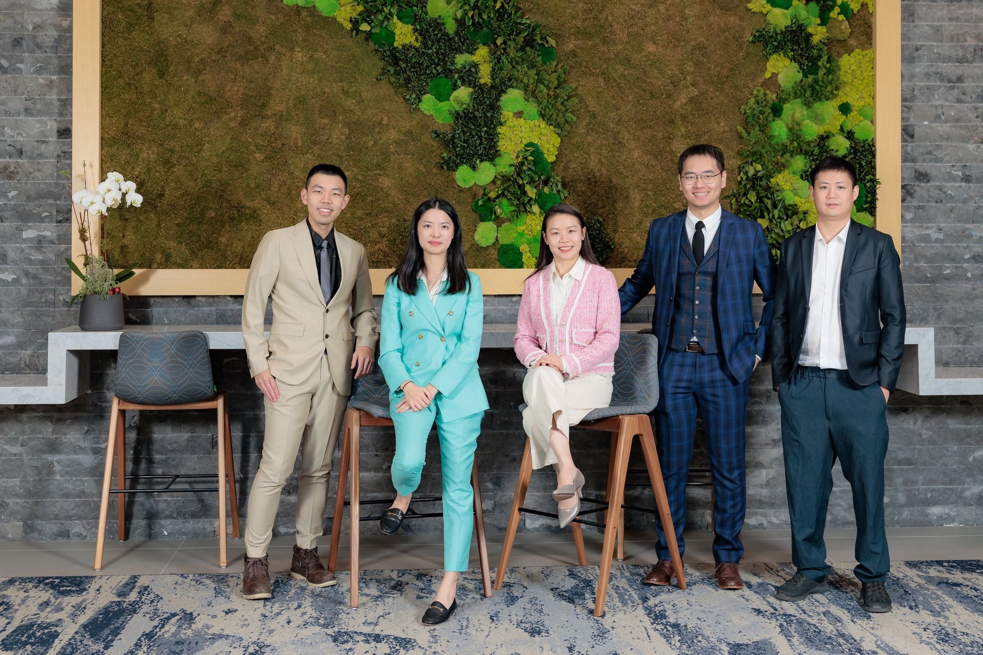 red and white umbrella on white table