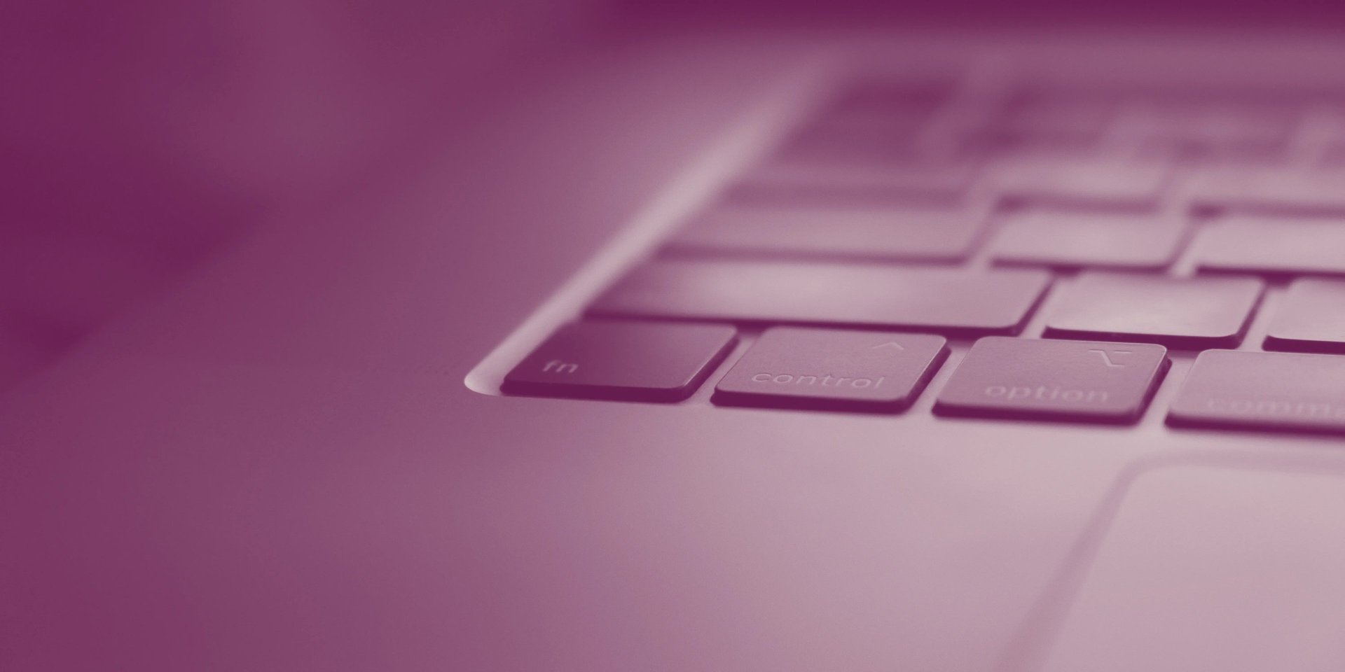 A close-up picture of a laptop keyboard