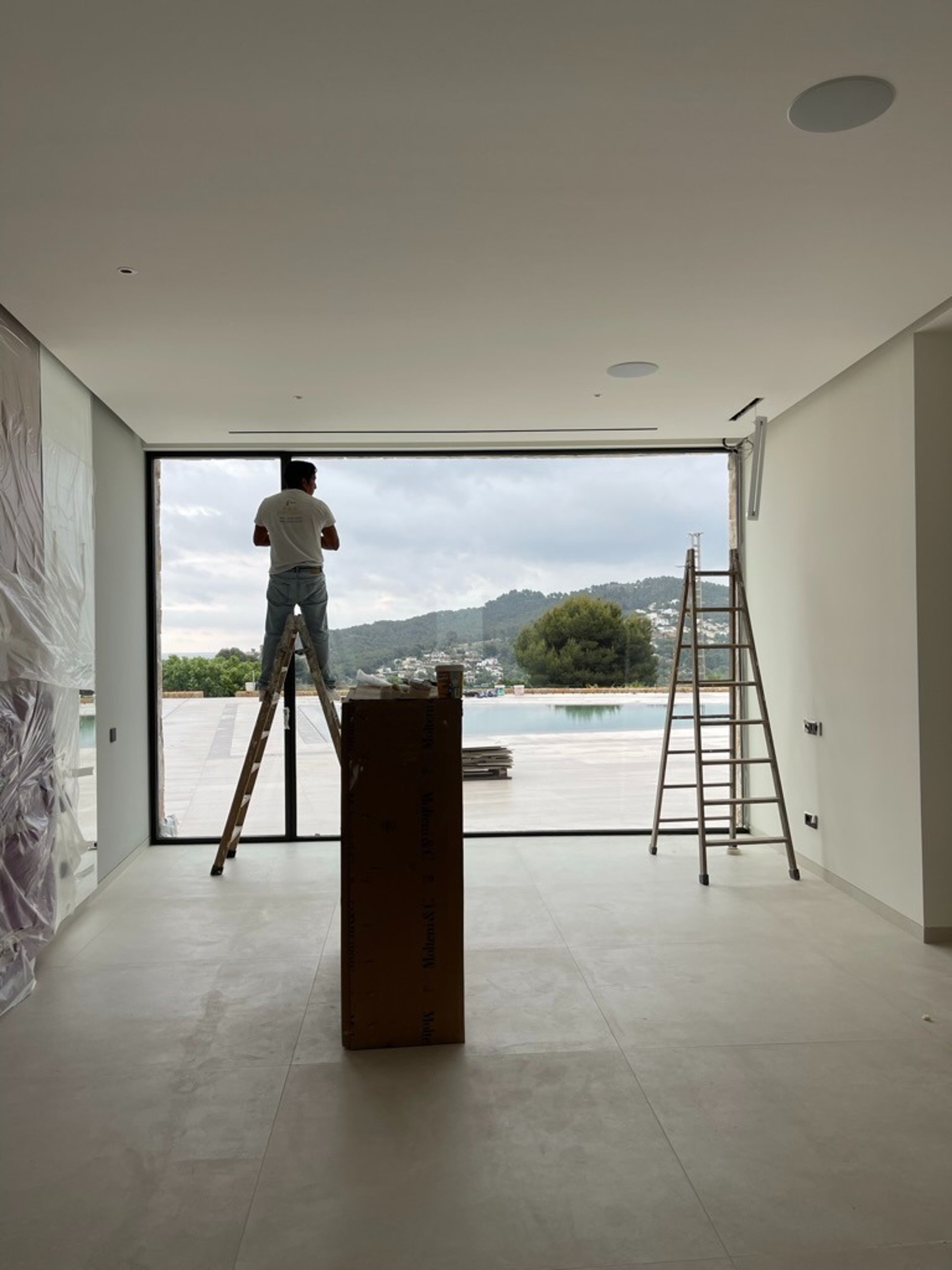 black blue and yellow textile