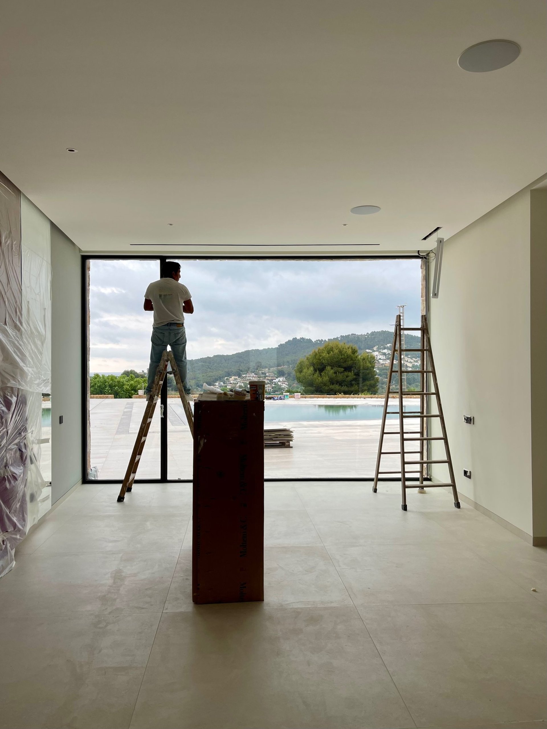 black blue and yellow textile